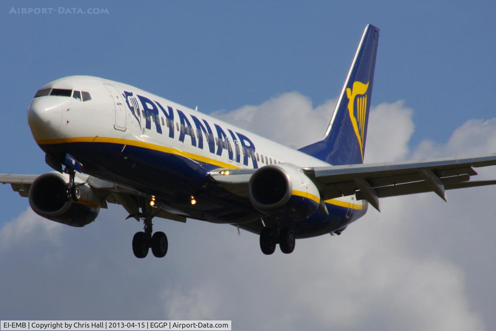 EI-EMB, 2010 Boeing 737-8AS C/N 38511, Ryanair