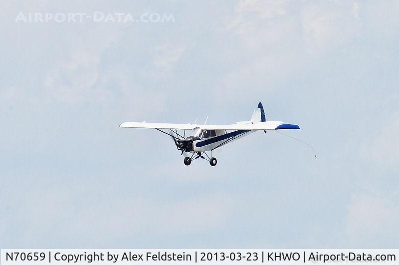 N70659, 1946 Piper J3C-65 Cub C/N 17679, Used for banner towing at North Perry