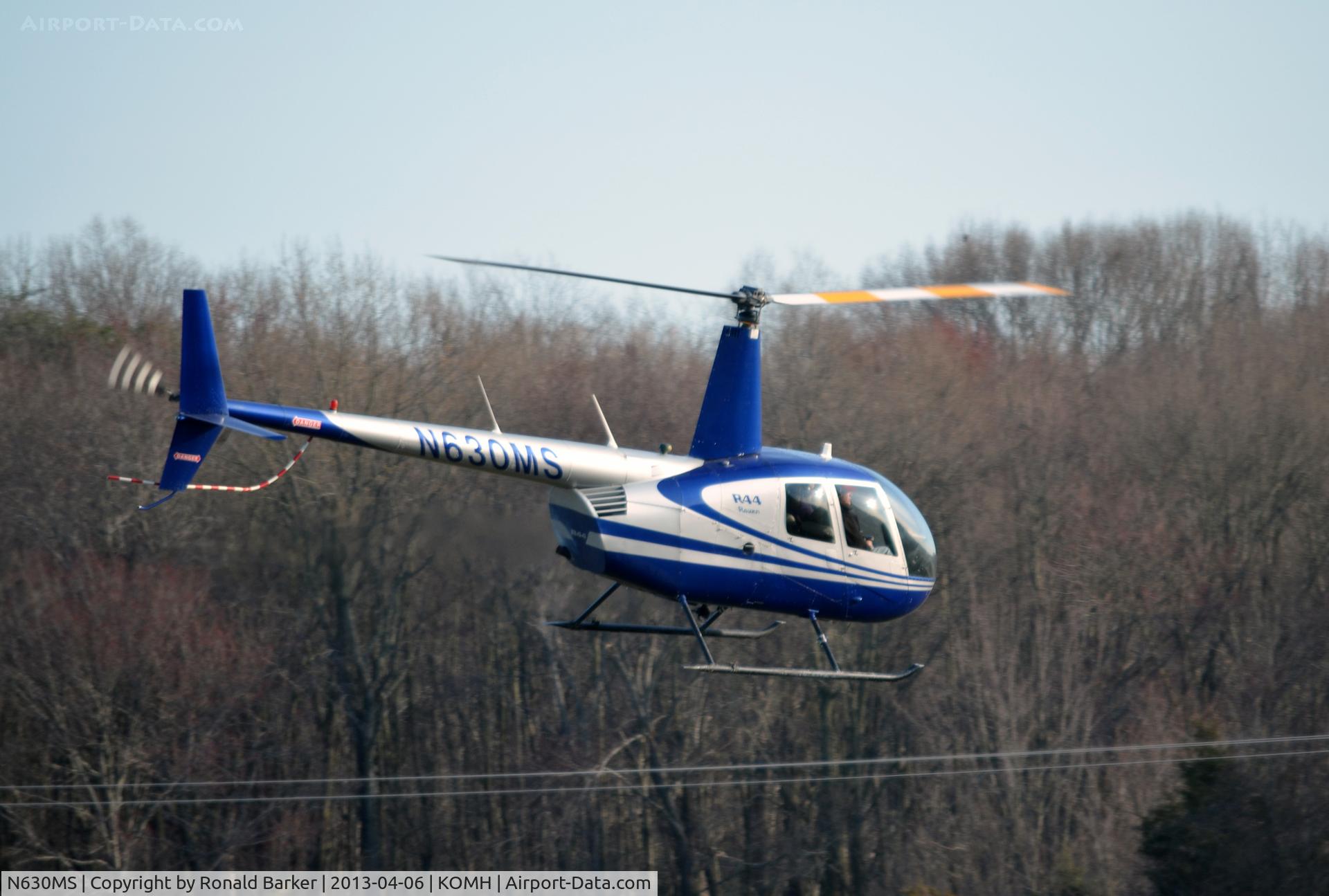 N630MS, 2000 Robinson R44 C/N 0885, Departure Orange