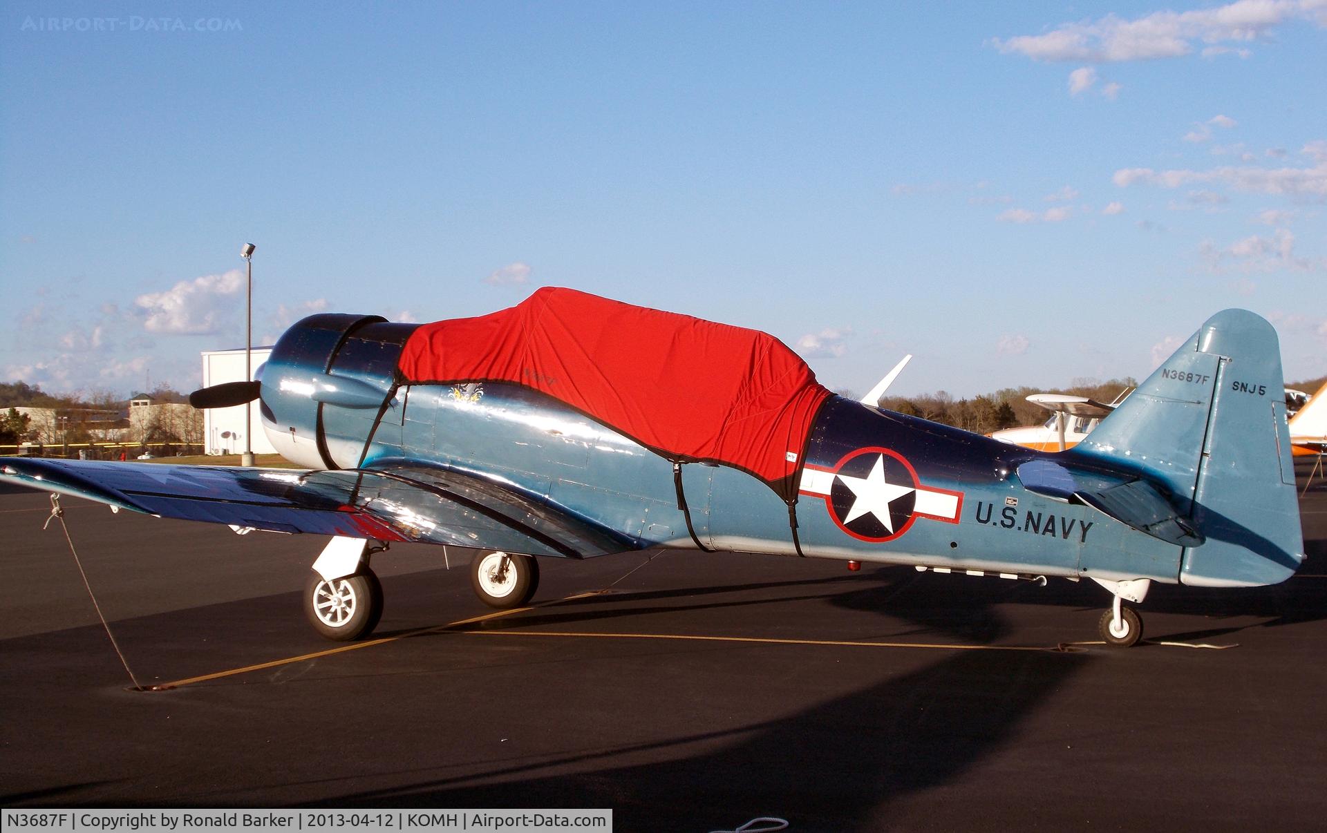 N3687F, 1958 North American SNJ-5 Texan Texan C/N 88-15902, Orange