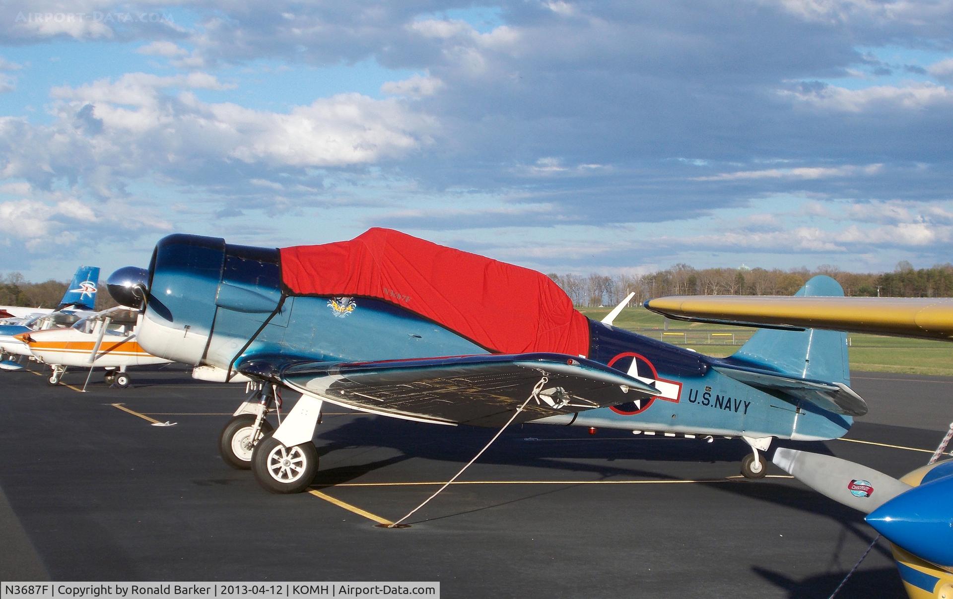 N3687F, 1958 North American SNJ-5 Texan Texan C/N 88-15902, Orange