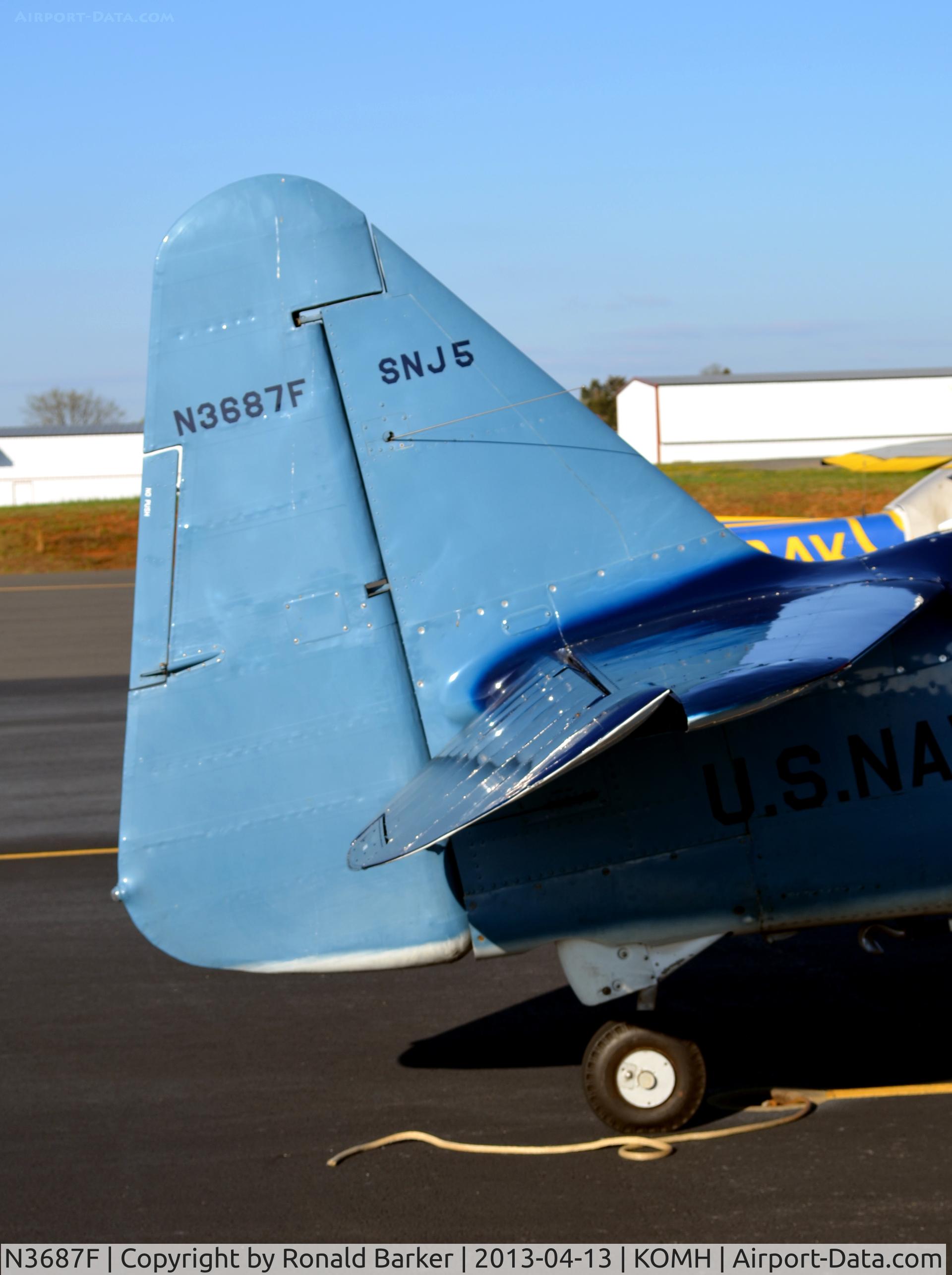 N3687F, 1958 North American SNJ-5 Texan Texan C/N 88-15902, Orange