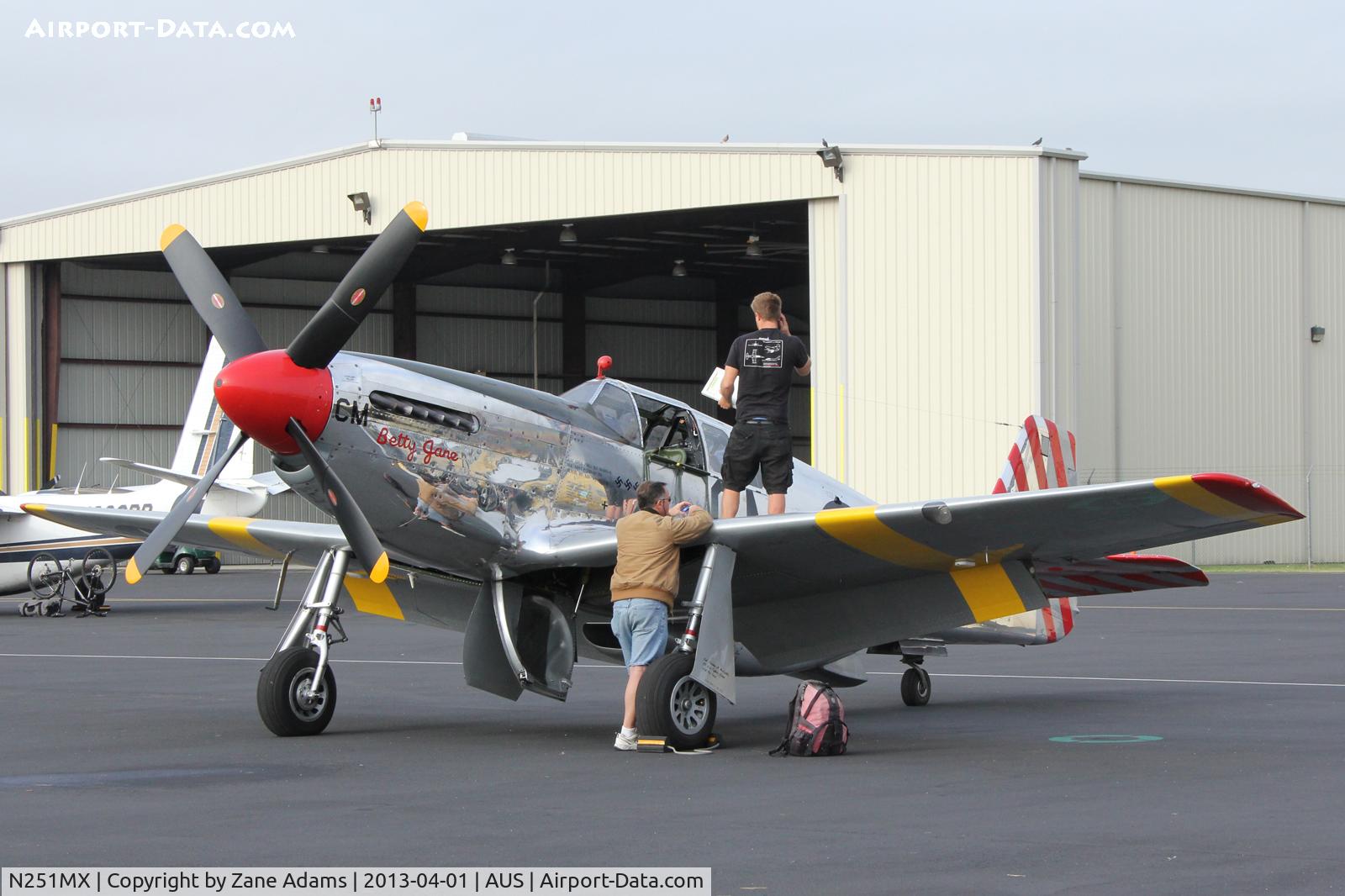 N251MX, 1943 North American P-51C-10 Mustang C/N 103-22730, Collings Foundation P-51C flight from Auston to Fort Worth - Thanks Jim!