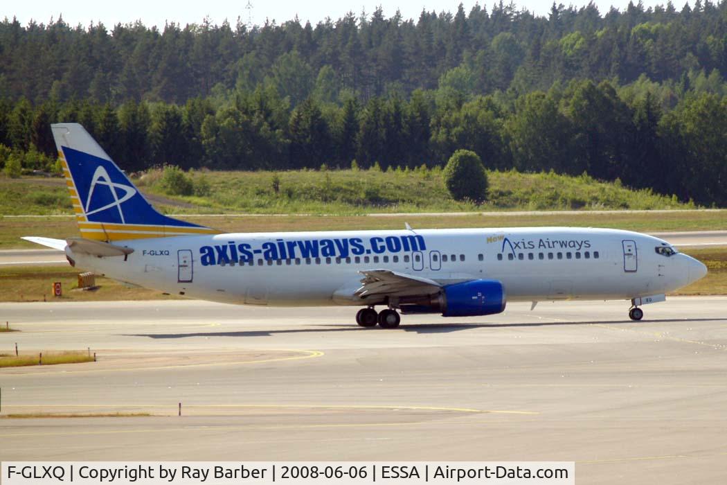 F-GLXQ, 1990 Boeing 737-4Y0 C/N 24688, Boeing 737-4Y0 [24688] (Axis Airways) Arlanda~SE 06/06/2008
