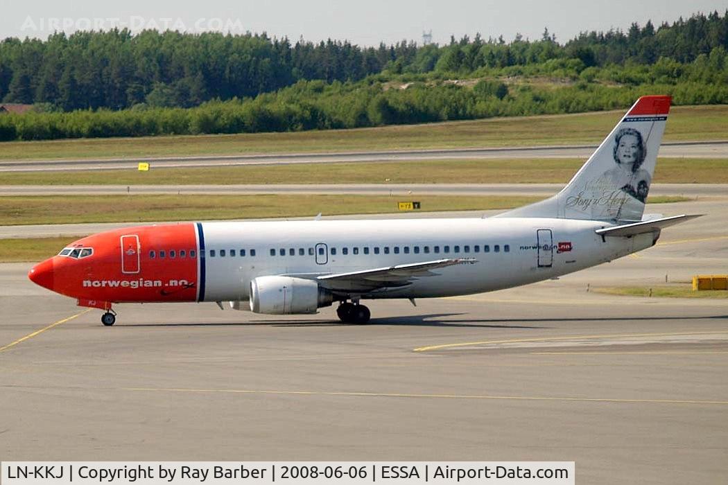 LN-KKJ, 1997 Boeing 737-36N C/N 28564, Boeing 737-36N [28564] (Norwegian Air Shuttle) Arlanda~SE 06/06/2008