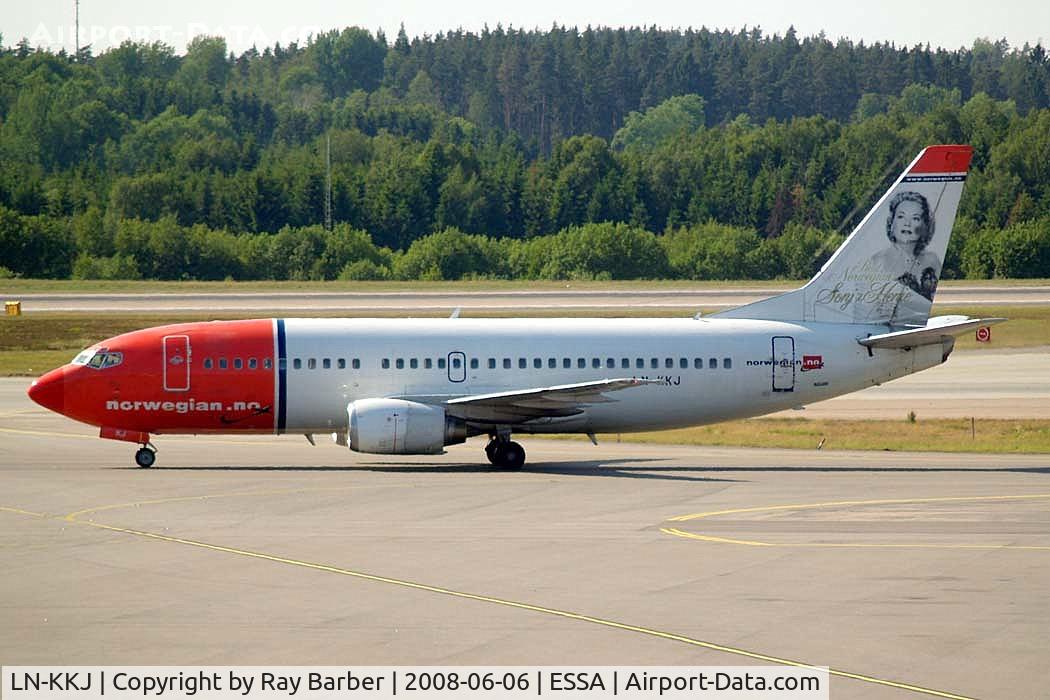 LN-KKJ, 1997 Boeing 737-36N C/N 28564, Boeing 737-36N [28564] (Norwegian Air Shuttle) Arlanda~SE 06/06/2008