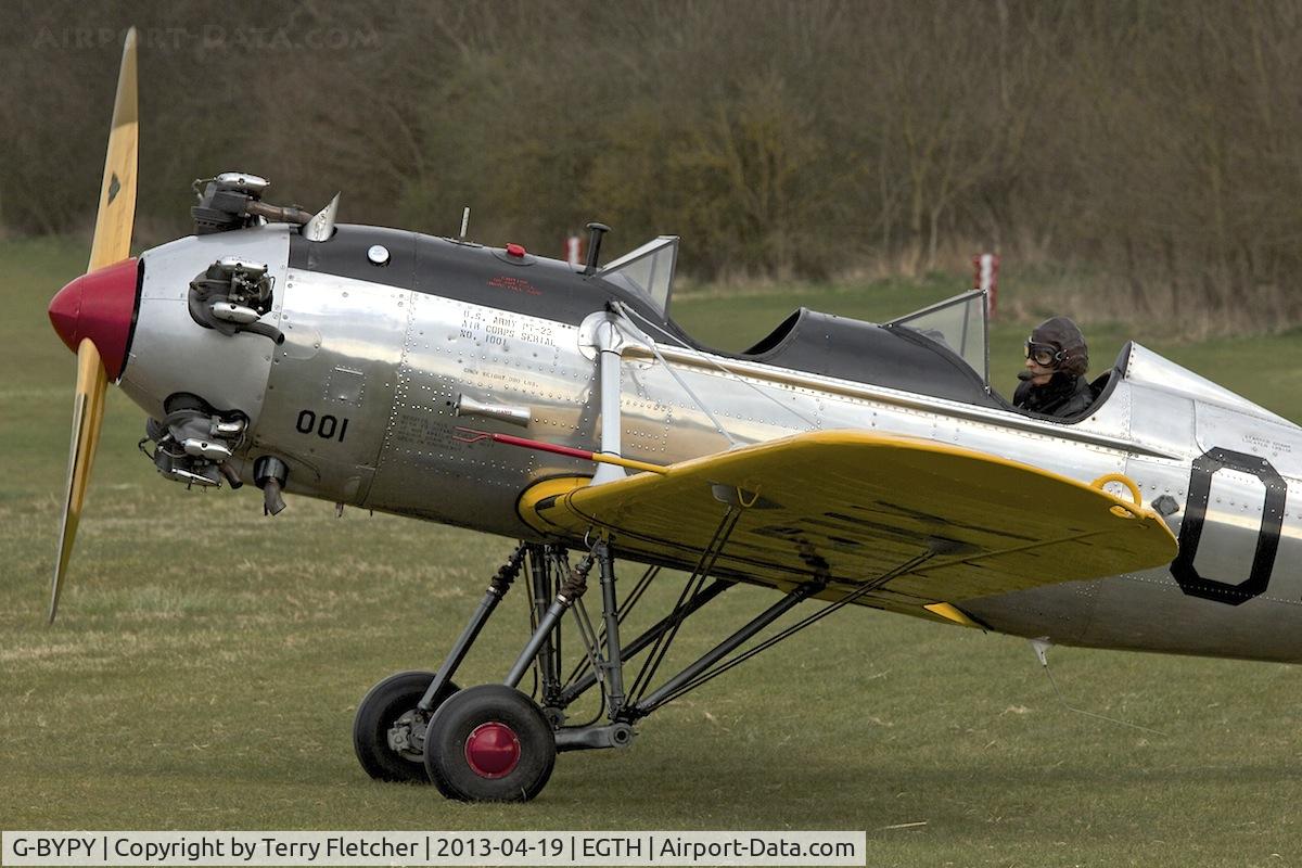 G-BYPY, 1941 Ryan PT-22 Recruit (ST3KR) C/N 1001, G-BYPY (001), 1941 Ryan PT-22 Recruit (ST3KR), c/n: 1001