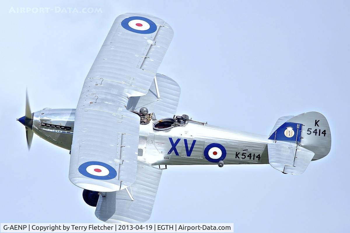 G-AENP, 1935 Hawker Hind C/N 41H/81902, G-AENP (K5414 / XV), 1935 Hawker Hind, c/n: 41H/81902 at Old Warden