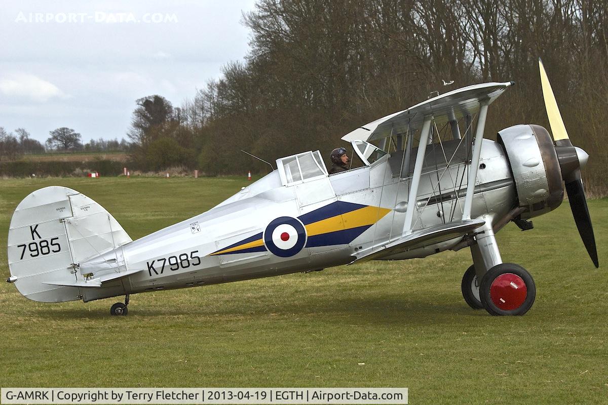 G-AMRK, 1937 Gloster Gladiator Mk1 C/N [L8032], 1937 Gloster Gladiator I, c/n: L8032 wears marks K7985