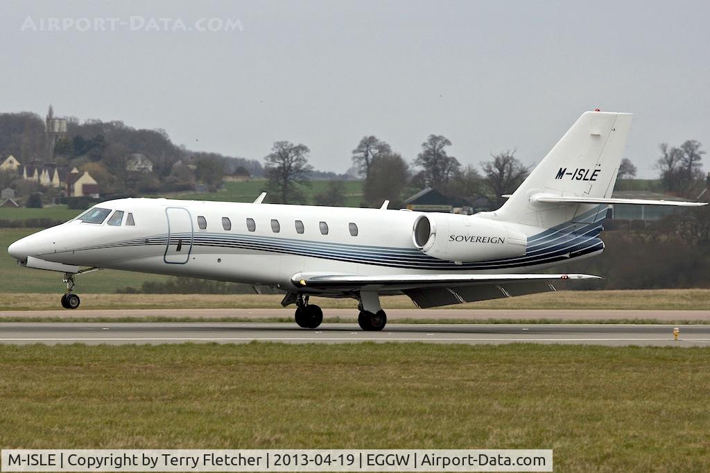 M-ISLE, 2009 Cessna 680 Citation Sovereign C/N 680-0265, 2009 Cessna 680 Citation Sovereign, c/n: 680-0265 at Luton