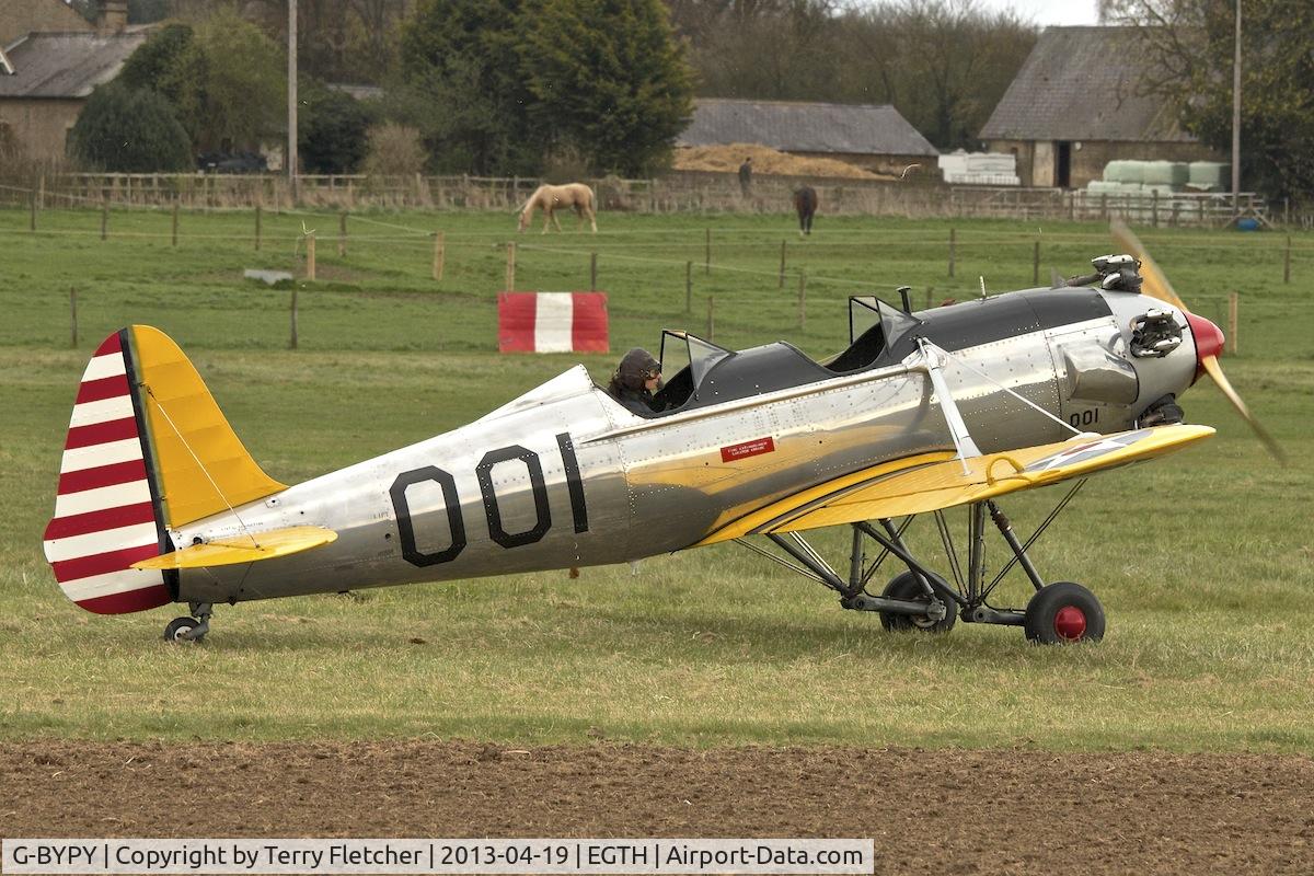 G-BYPY, 1941 Ryan PT-22 Recruit (ST3KR) C/N 1001, G-BYPY (001), 1941 Ryan PT-22 Recruit (ST3KR), c/n: 1001 at Old Warden