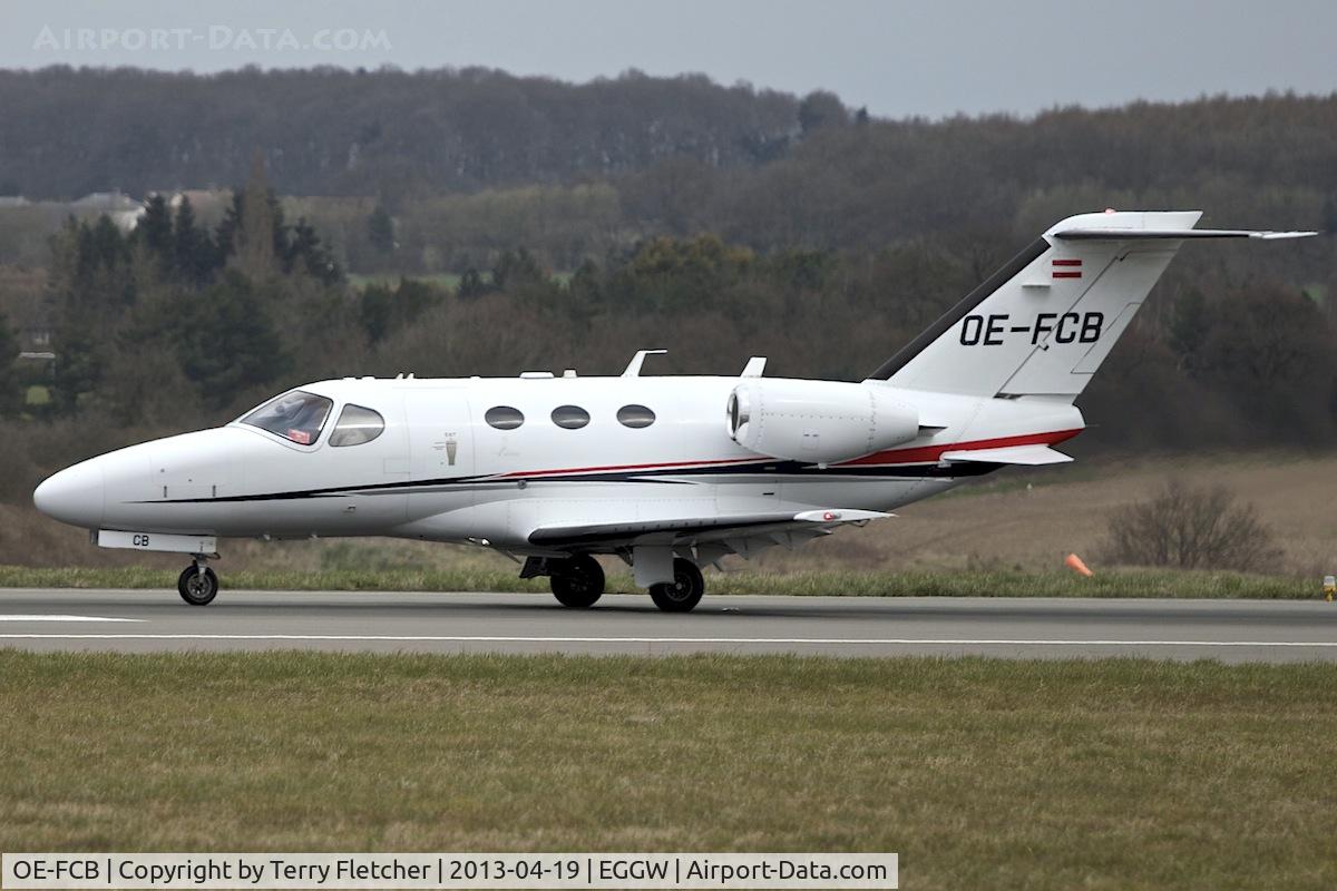 OE-FCB, 2008 Cessna 510 Citation Mustang Citation Mustang C/N 510-0044, Cessna 510, c/n: 510-0044 at Luton