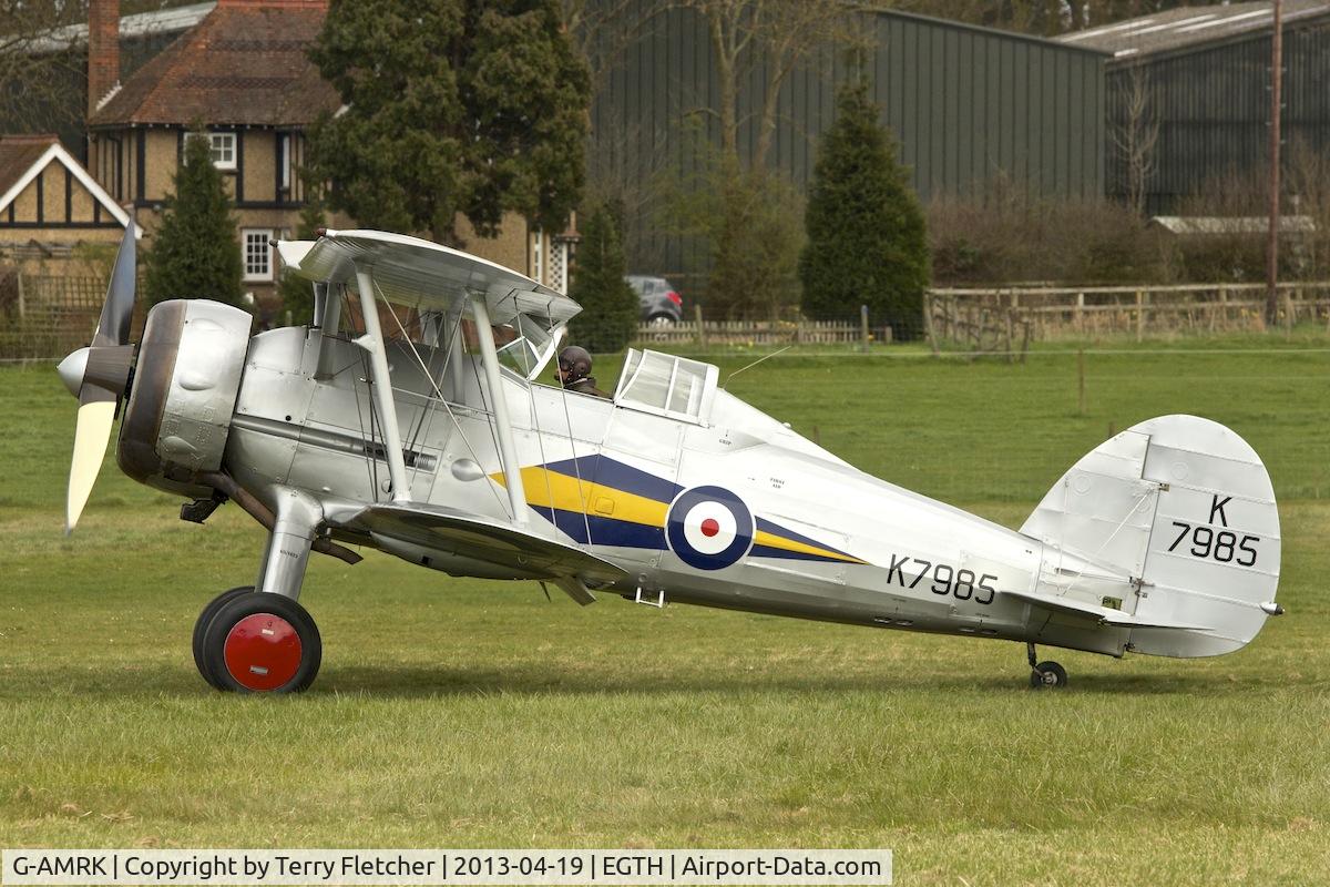 G-AMRK, 1937 Gloster Gladiator Mk1 C/N [L8032], 1937 Gloster Gladiator I, c/n: L8032 at Old Warden