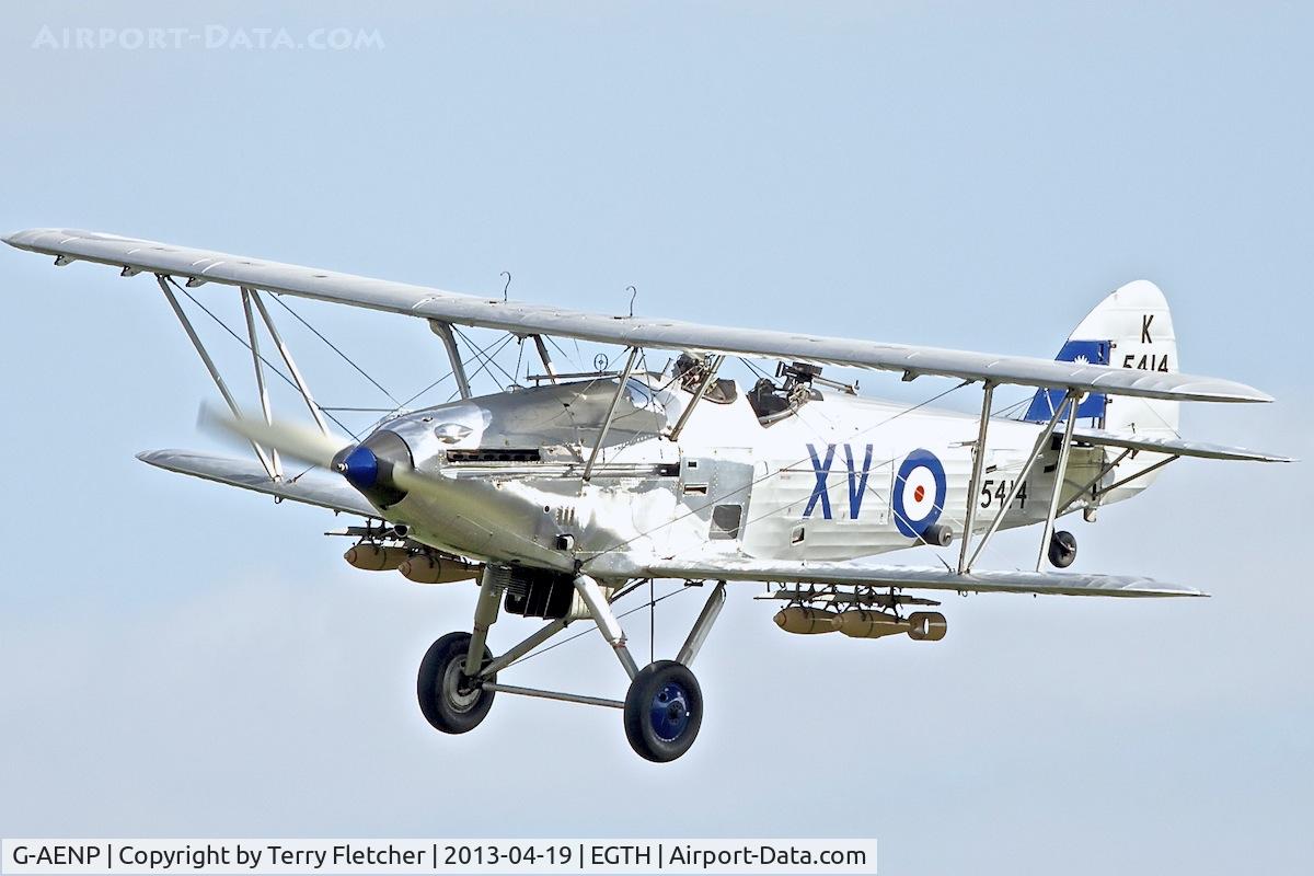 G-AENP, 1935 Hawker Hind C/N 41H/81902, G-AENP (K5414 / XV), 1935 Hawker Hind, c/n: 41H/8190 at Old Warden