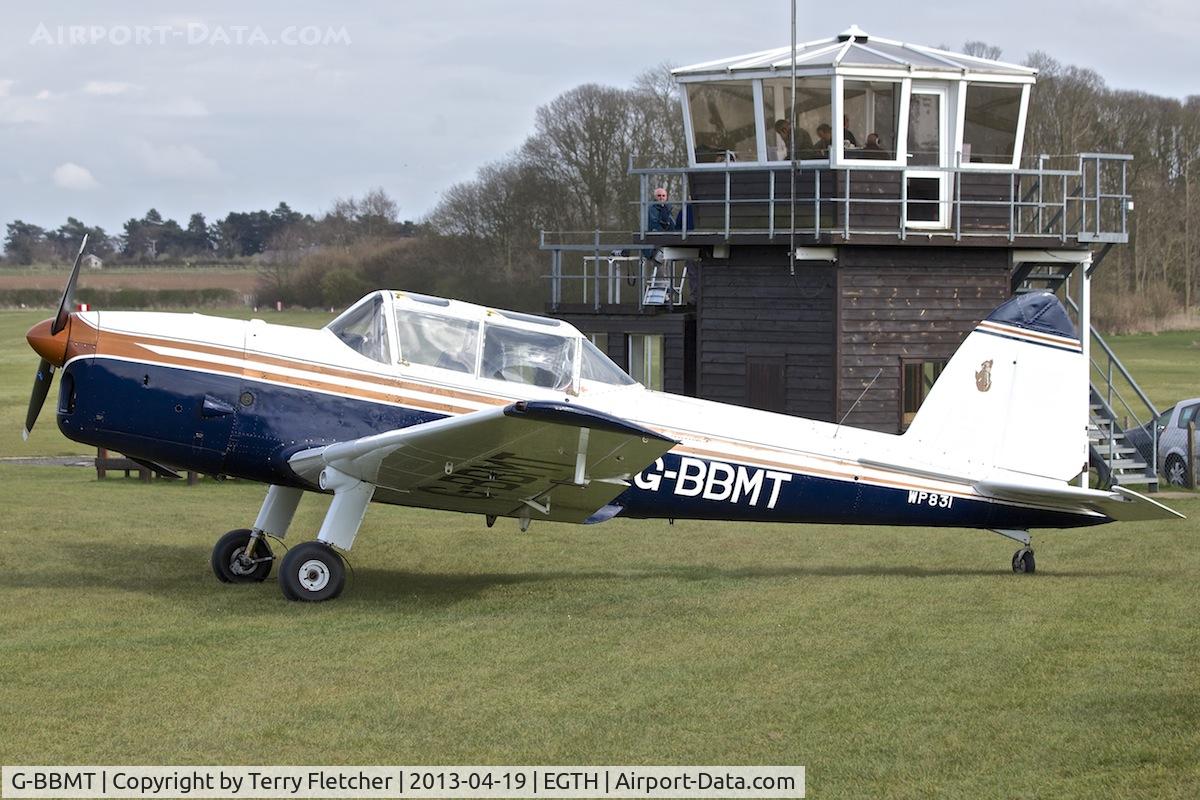 G-BBMT, 1951 De Havilland DHC-1 Chipmunk 22 C/N C1/0712, G-BBMT (WP831), 1951 De Havilland DHC-1 Chipmunk 22, c/n: C1/0712 at Old Warden