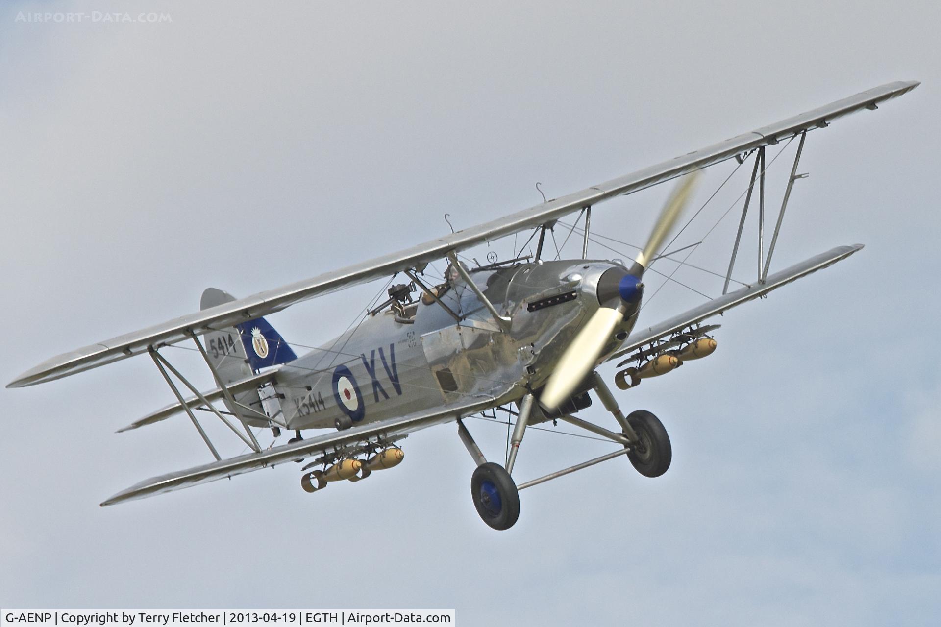 G-AENP, 1935 Hawker Hind C/N 41H/81902, G-AENP (K5414 / XV), 1935 Hawker Hind, c/n: 41H/81902 at Old Warden