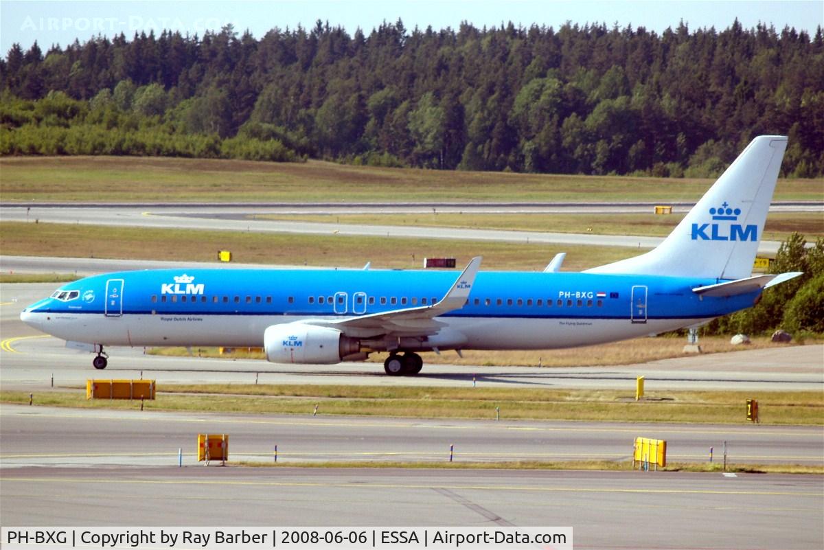 PH-BXG, 2000 Boeing 737-8K2 C/N 30357, Boeing 737-8K2 [30357] (KLM Royal Dutch Airlines) Arlanda~SE 06/06/2008