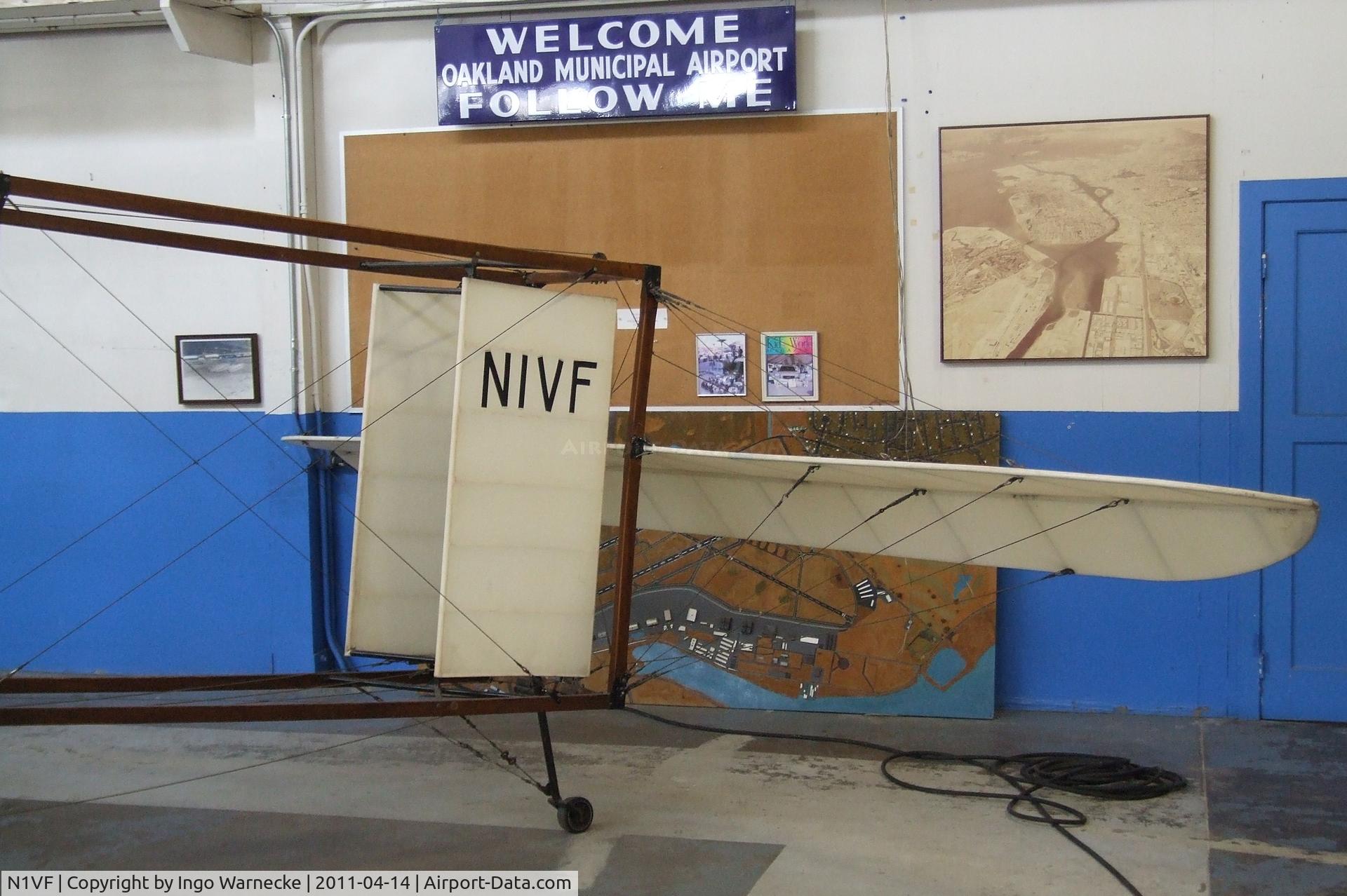 N1VF, 1976 Wright (Setrakian) Model EX Replica C/N 1, Wright (Setrakian) Model EX replica at the Oakland Aviation Museum, Oakland CA