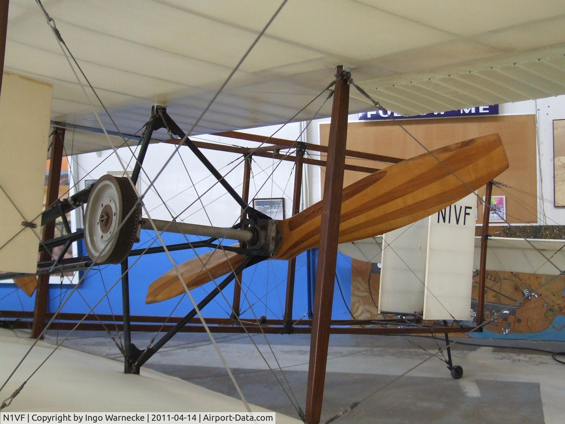 N1VF, 1976 Wright (Setrakian) Model EX Replica C/N 1, Wright (Setrakian) Model EX replica at the Oakland Aviation Museum, Oakland CA