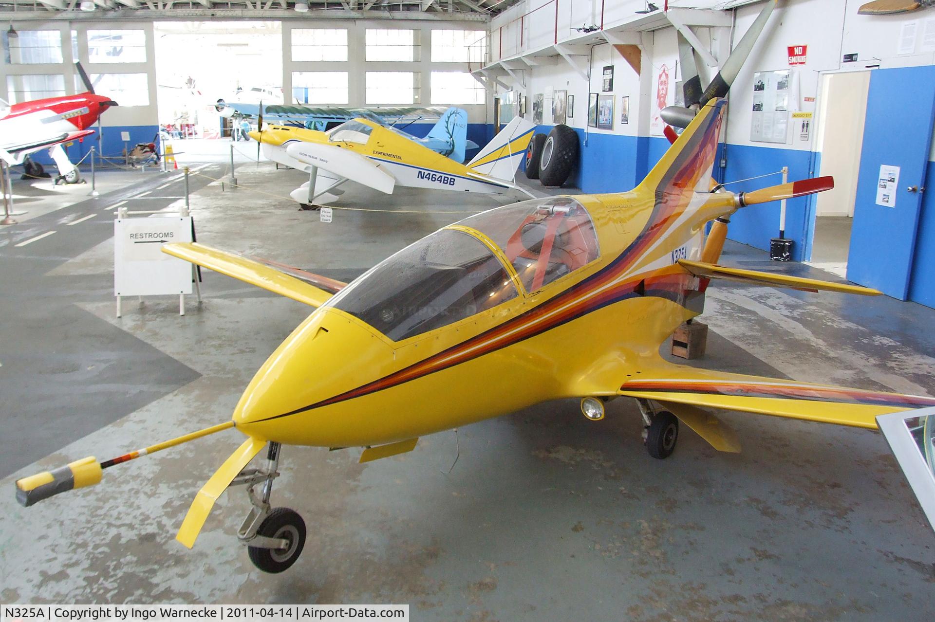N325A, Bede BD-5B C/N 3555, Bede (N G Alumbaugh) BD-5B at the Oakland Aviation Museum, Oakland CA
