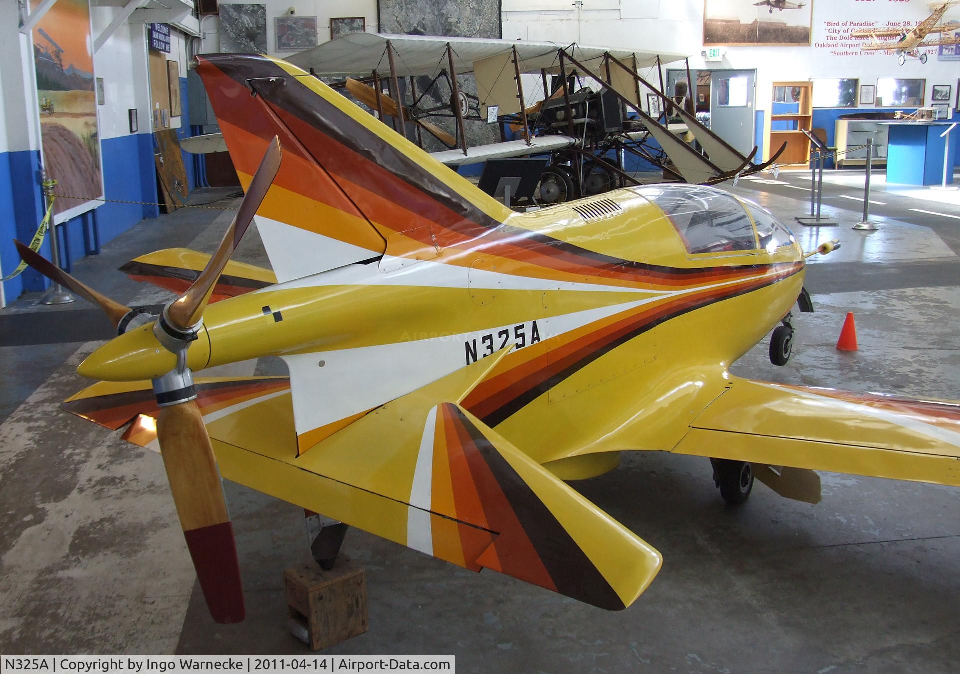 N325A, Bede BD-5B C/N 3555, Bede (N G Alumbaugh) BD-5B at the Oakland Aviation Museum, Oakland CA