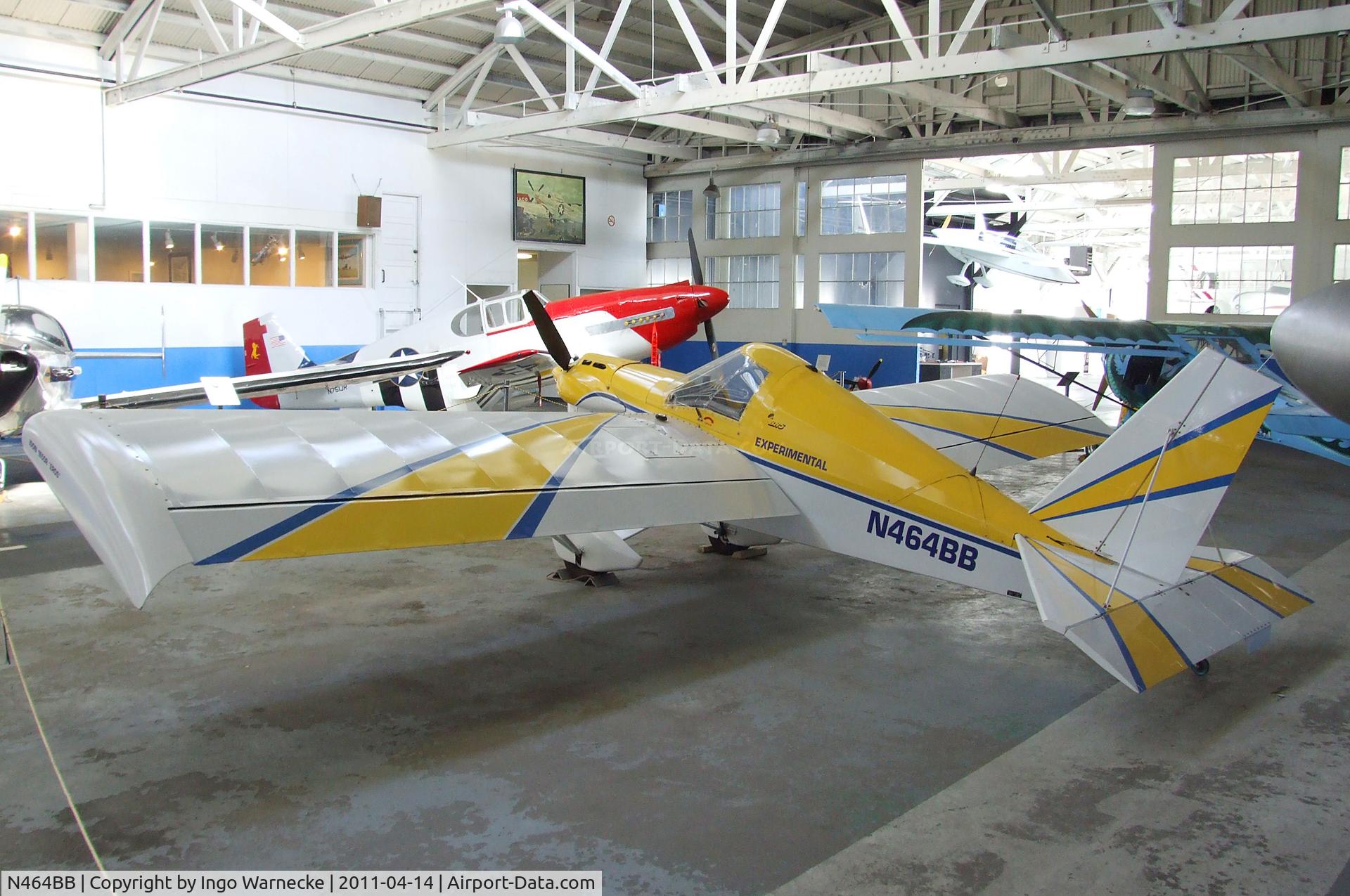 N464BB, 2004 Team Mini-Max 1600R Eros C/N MK703, JTD (B B Bierman) Mini-MAX 1600R EROS at the Oakland Aviation Museum, Oakland CA