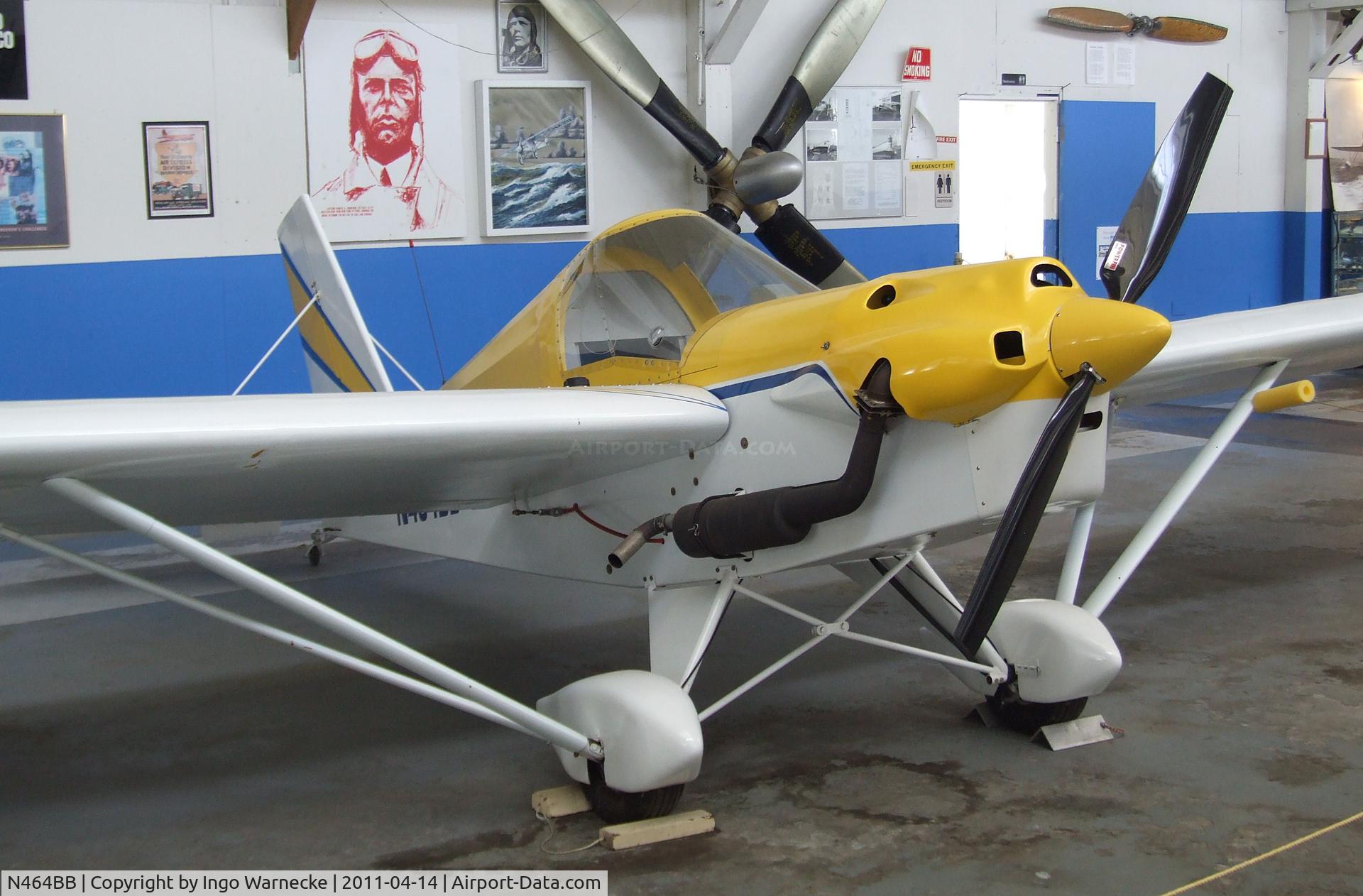 N464BB, 2004 Team Mini-Max 1600R Eros C/N MK703, JTD (B B Bierman) Mini-MAX 1600R EROS at the Oakland Aviation Museum, Oakland CA