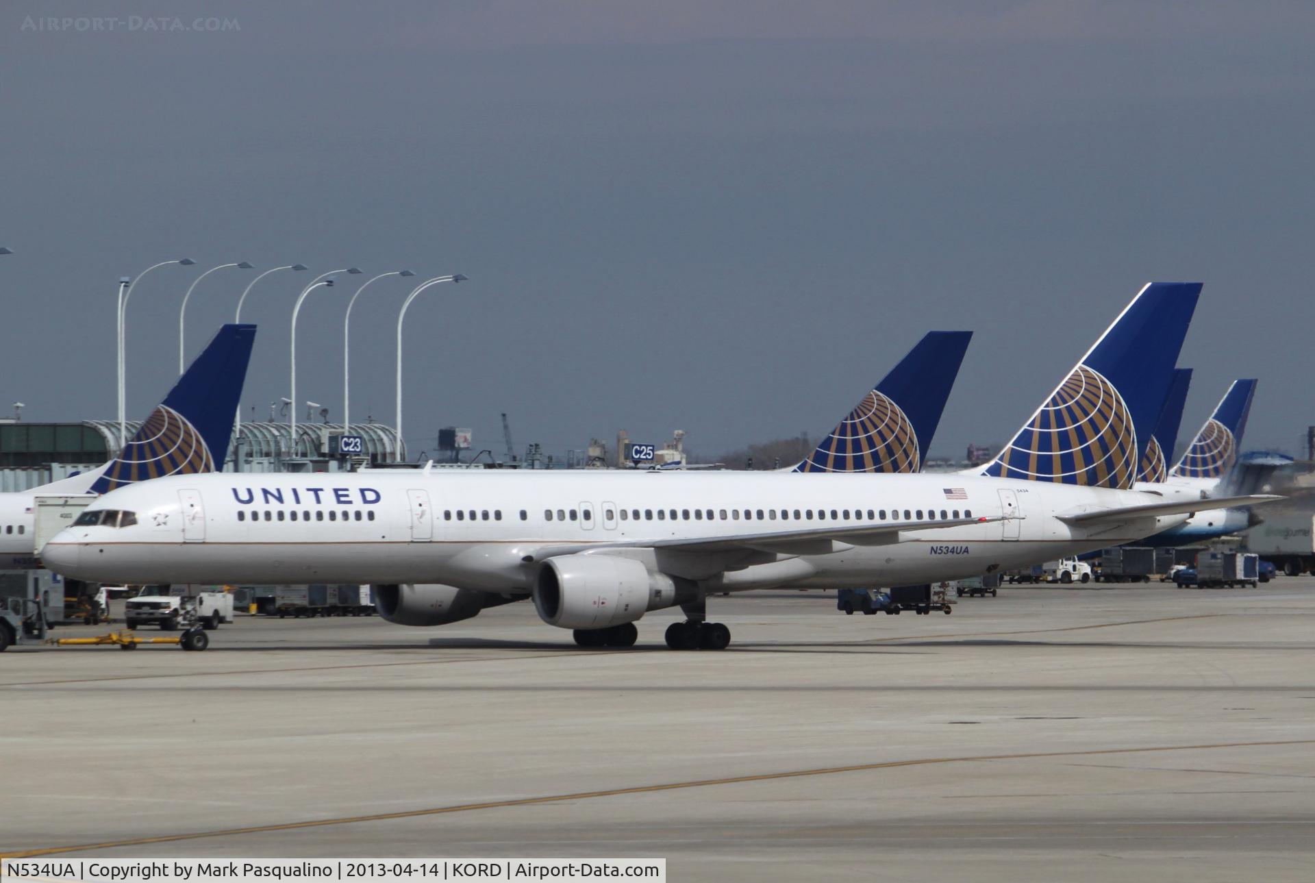 N534UA, 1991 Boeing 757-222F C/N 25129, Boeing 757-200