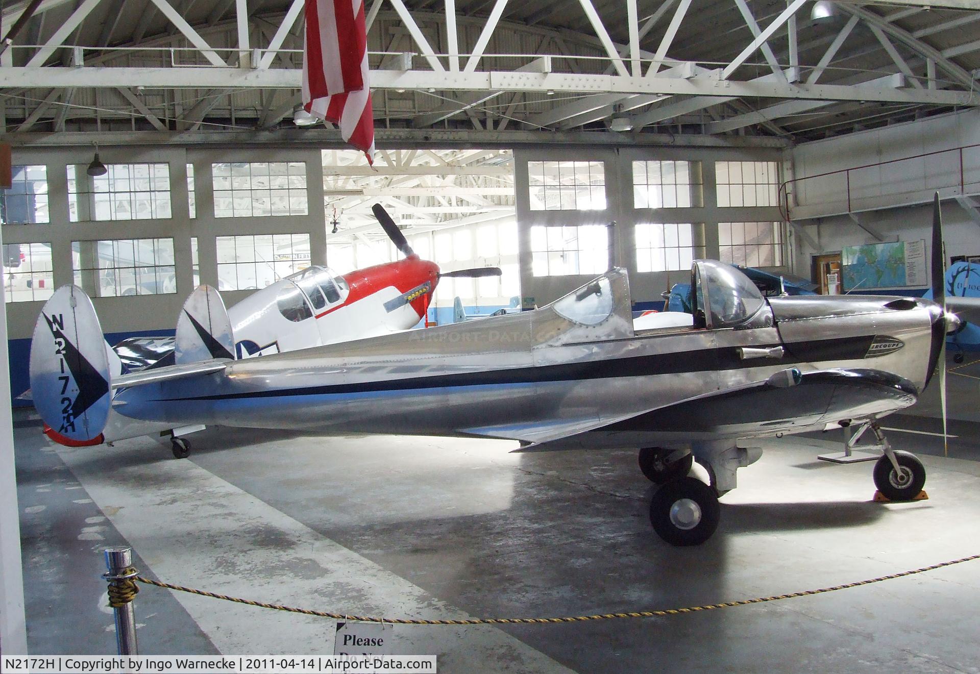 N2172H, 1994 Erco 415C Ercoupe C/N 2795, ERCO Ercoupe 415-C at the Oakland Aviation Museum, Oakland CA