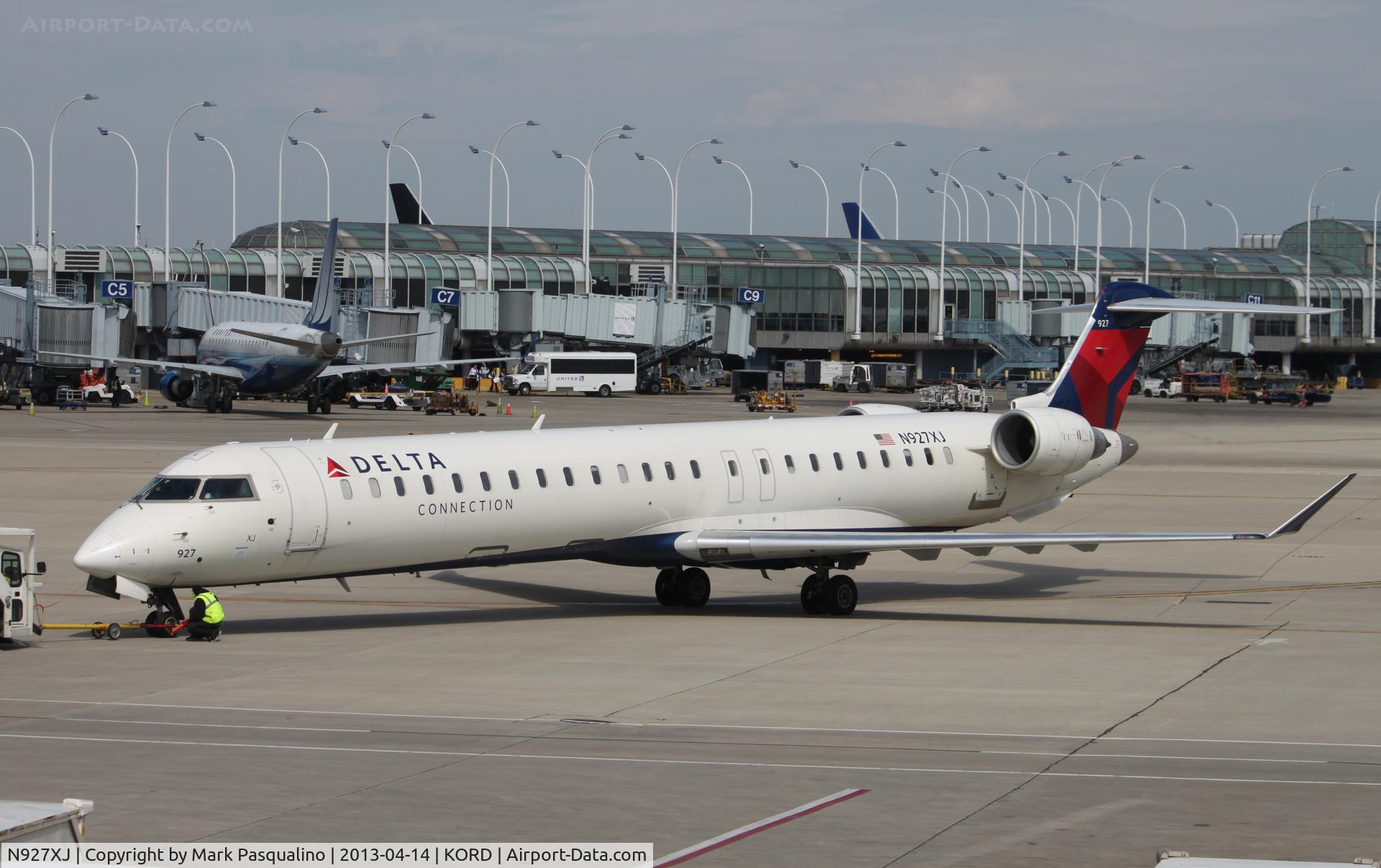N927XJ, 2008 Bombardier CRJ-900ER (CL-600-2D24) C/N 15188, CL600-2D24