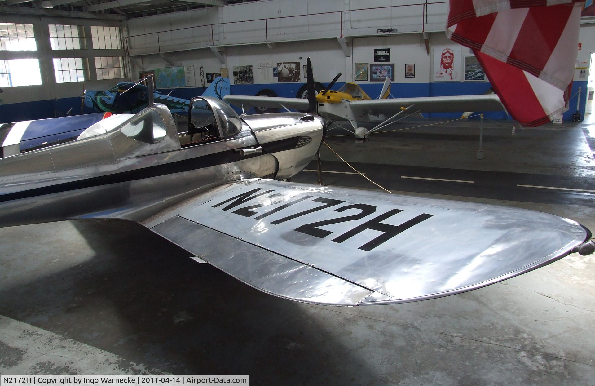 N2172H, 1994 Erco 415C Ercoupe C/N 2795, ERCO Ercoupe 415-C at the Oakland Aviation Museum, Oakland CA