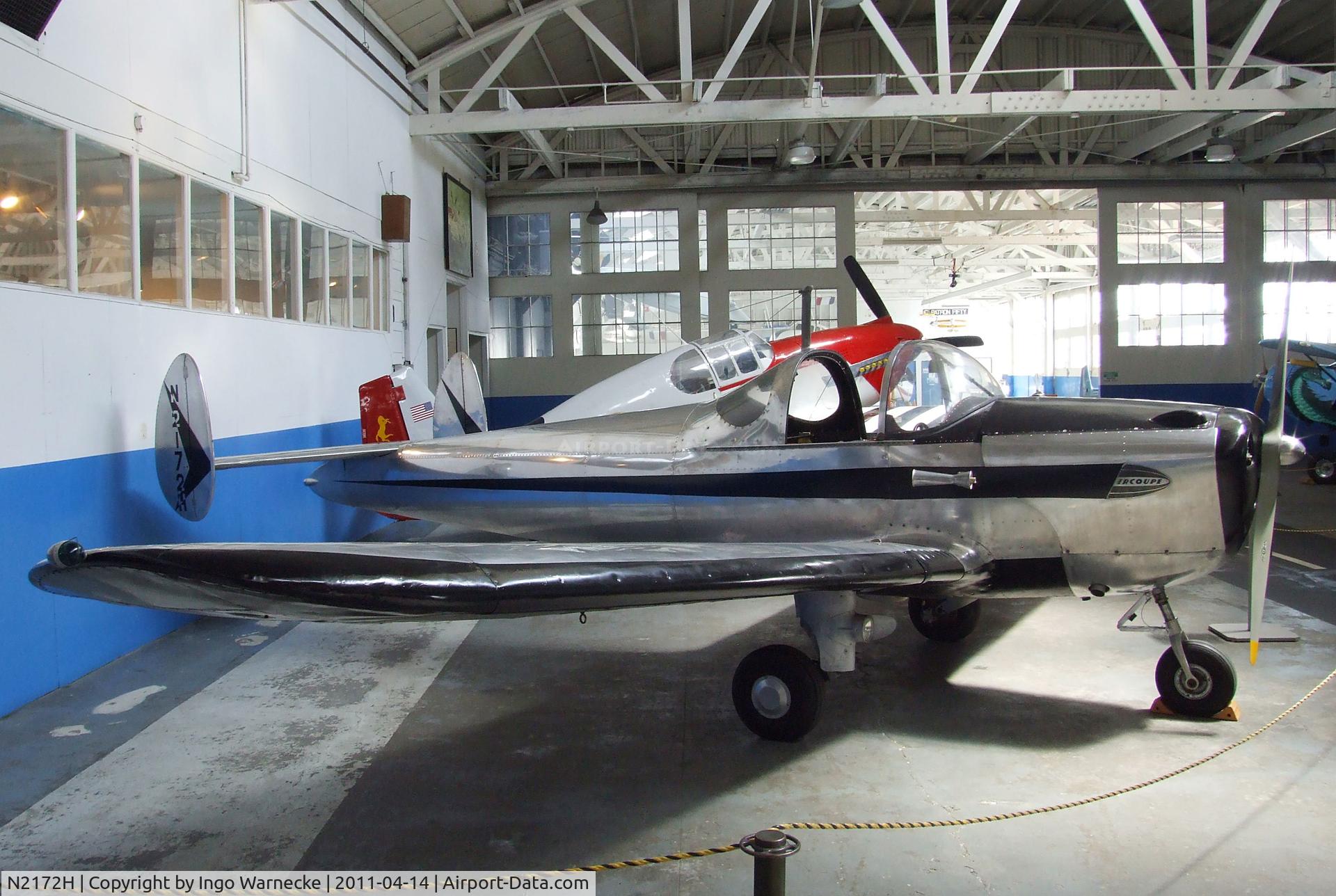 N2172H, 1994 Erco 415C Ercoupe C/N 2795, ERCO Ercoupe 415-C at the Oakland Aviation Museum, Oakland CA