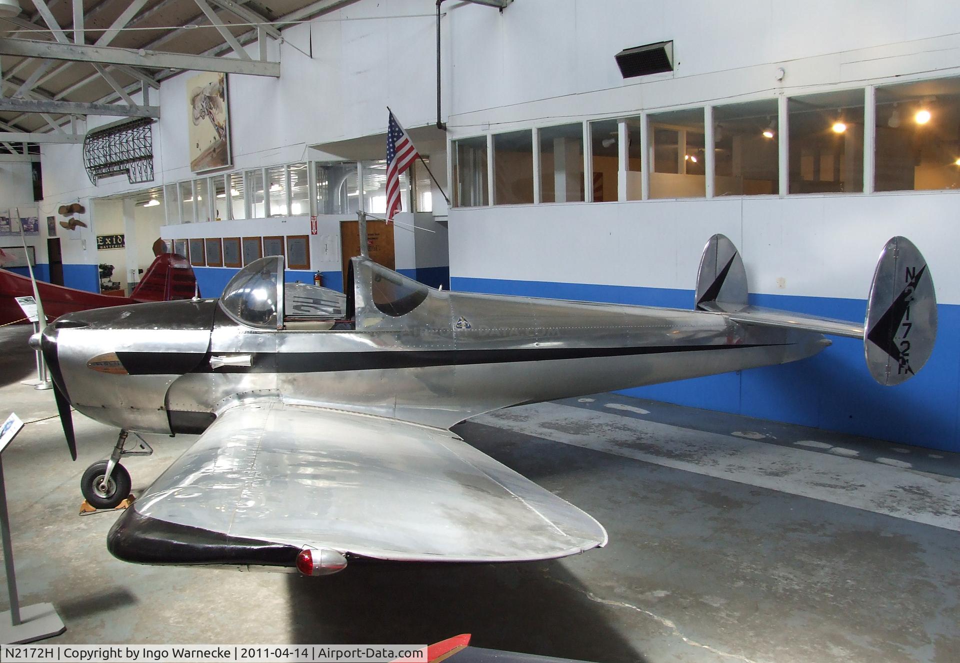 N2172H, 1994 Erco 415C Ercoupe C/N 2795, ERCO Ercoupe 415-C at the Oakland Aviation Museum, Oakland CA