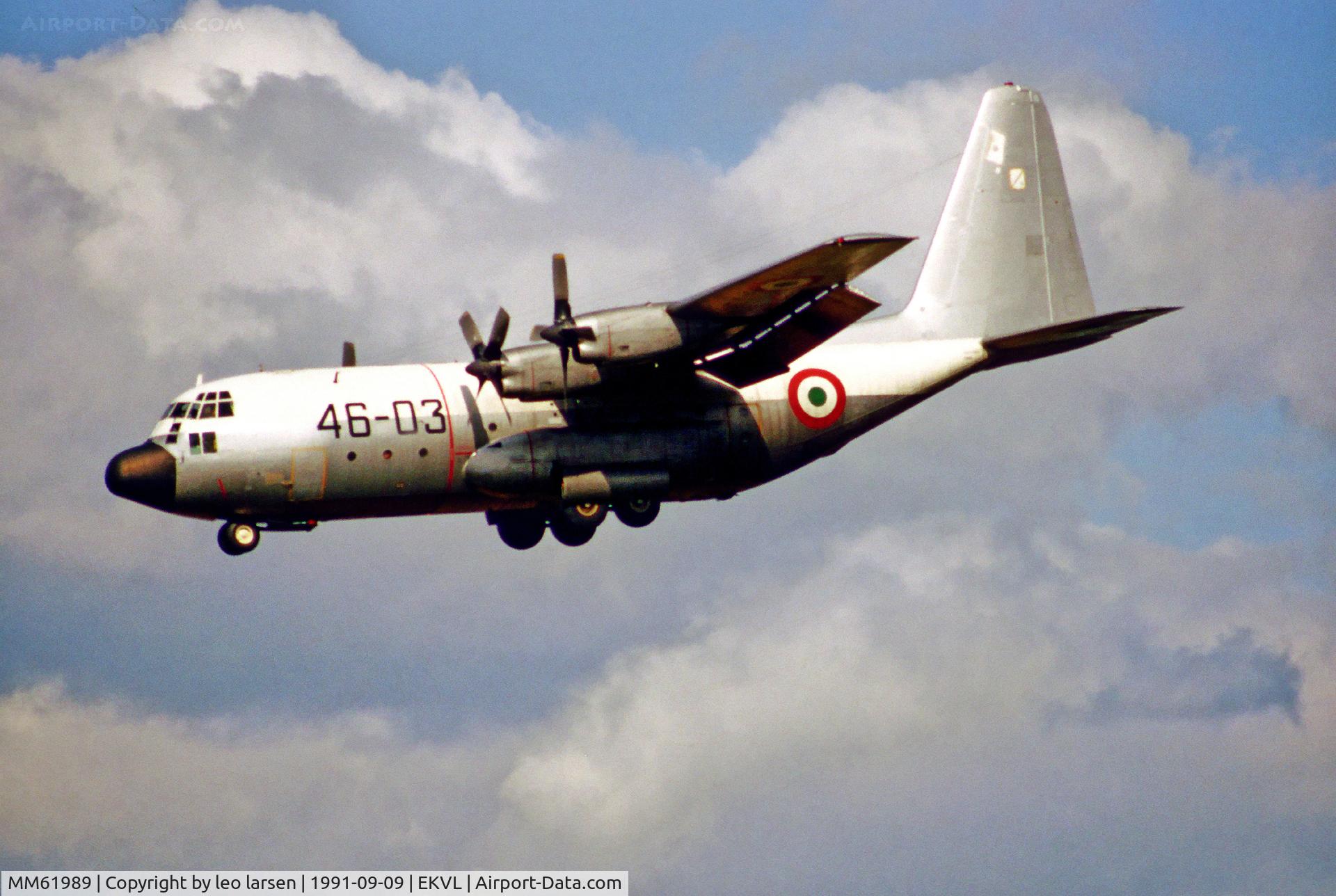 MM61989, 1974 Lockheed C-130H Hercules C/N 382-4443, Vaerloese AB  Denmark 9.9.91