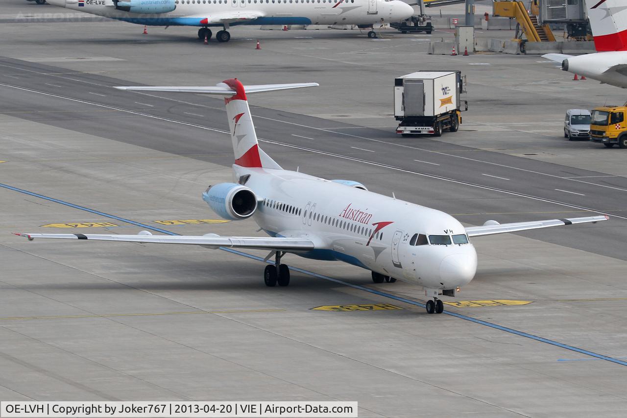 OE-LVH, 1993 Fokker 100 (F-28-0100) C/N 11456, Austrian Airlines