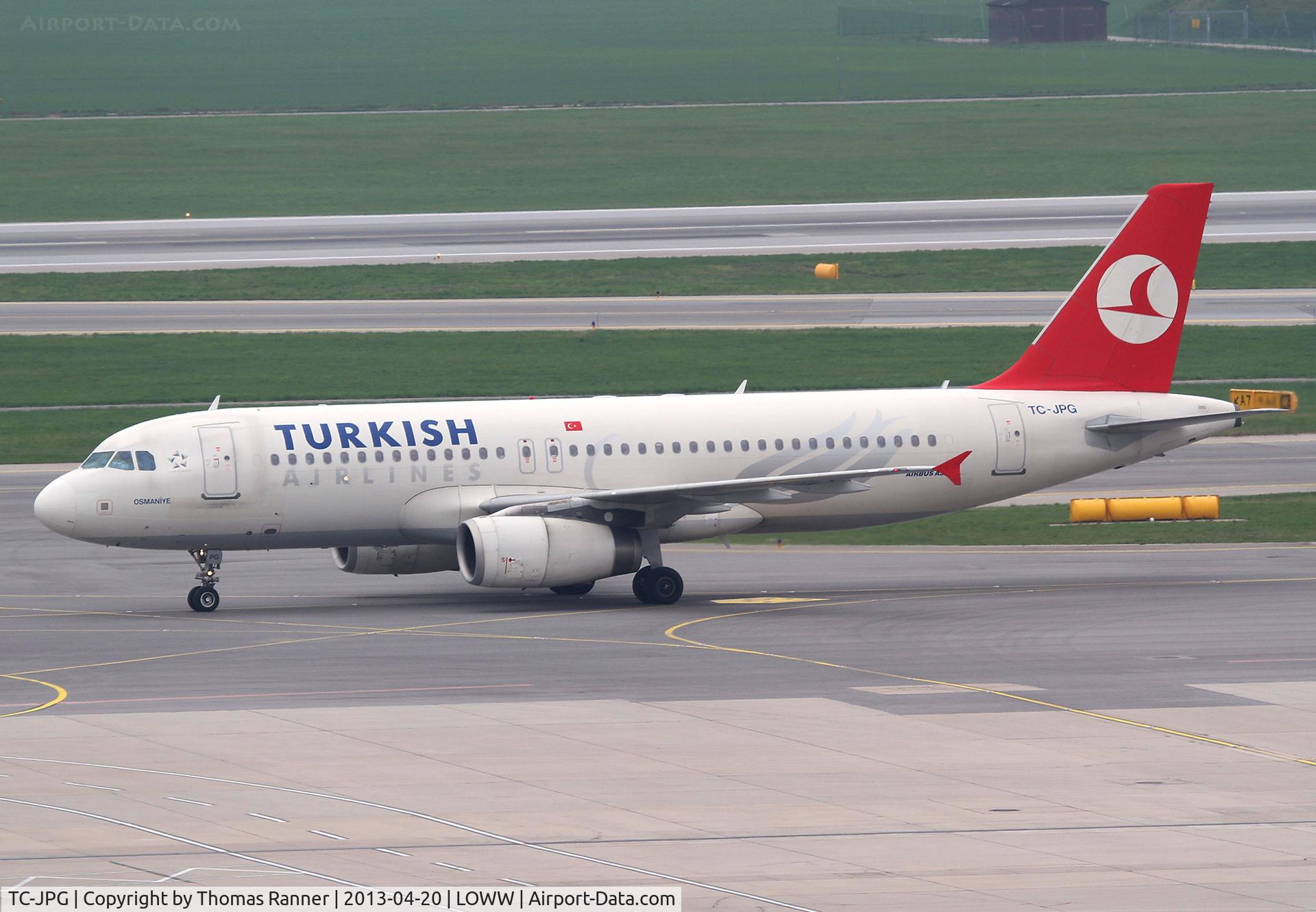TC-JPG, 2007 Airbus A320-232 C/N 3010, Turkish Airlines Airbus A320