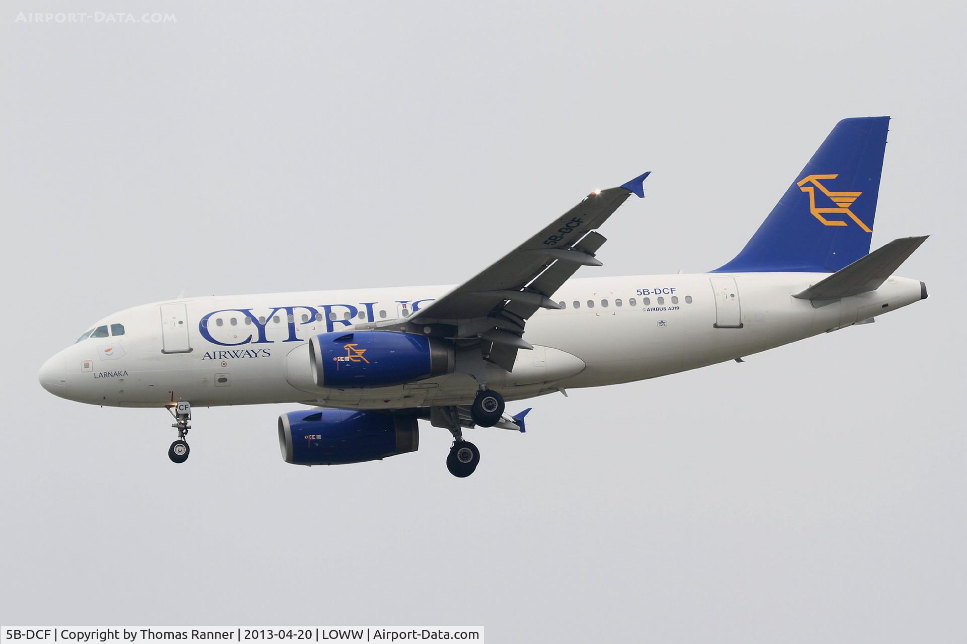 5B-DCF, 2006 Airbus A319-132 C/N 2718, Cyprus Airways Airbus A319