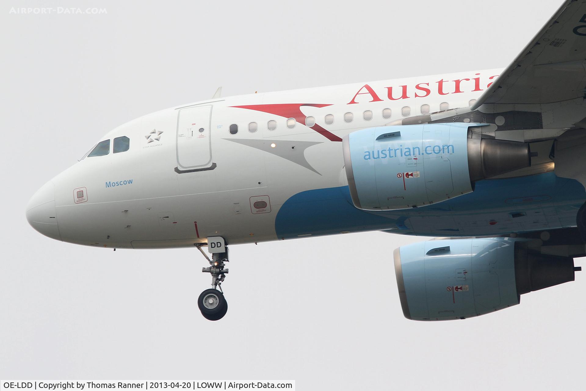 OE-LDD, 2005 Airbus A319-112 C/N 2416, Austrian Airbus A319