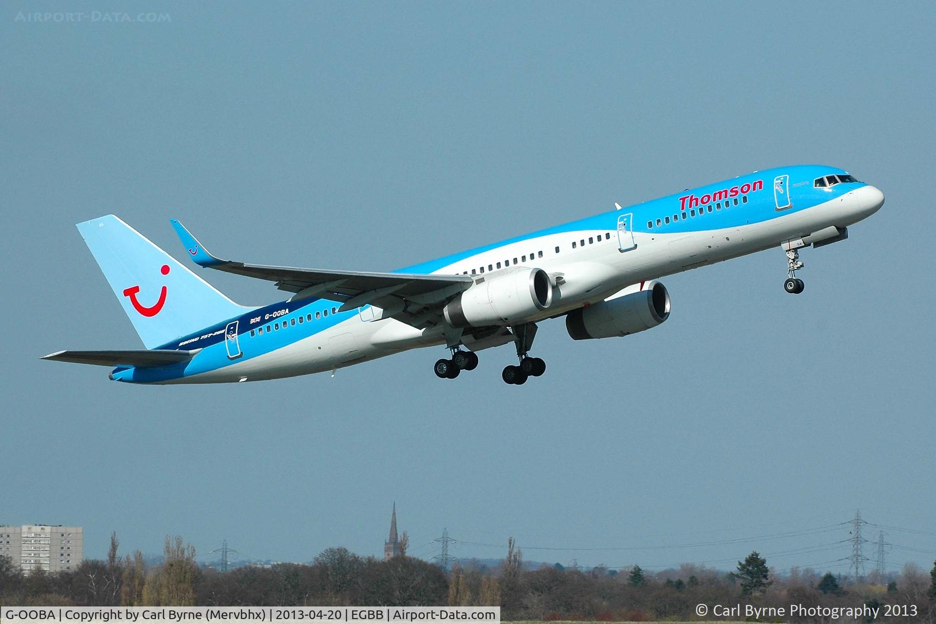 G-OOBA, 2000 Boeing 757-28A C/N 32446, Taken from the Elmdon Multi-Storey car park.