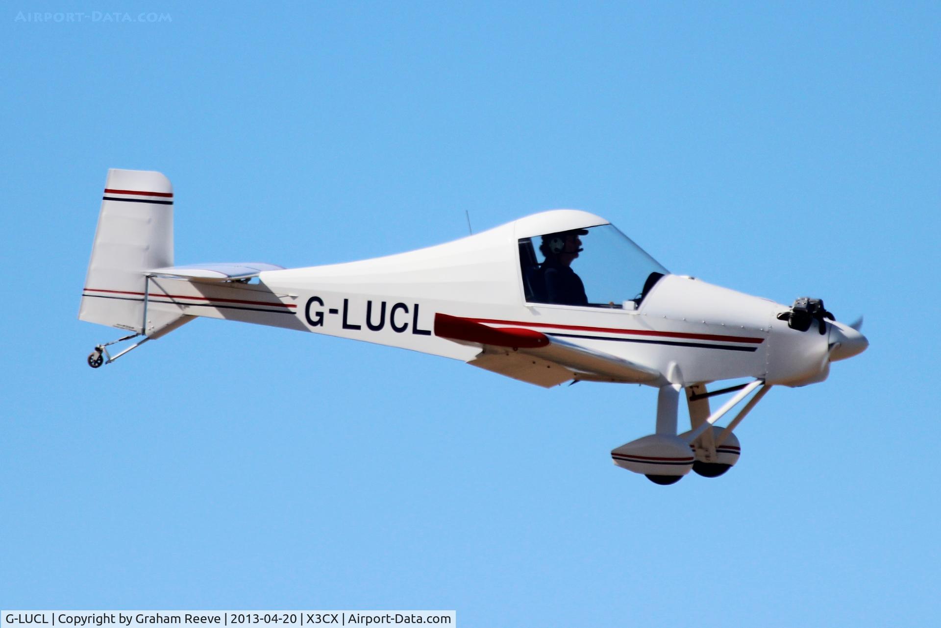 G-LUCL, 2010 Colomban MC-30 Luciole C/N LAA 371-14988, About to touch down.