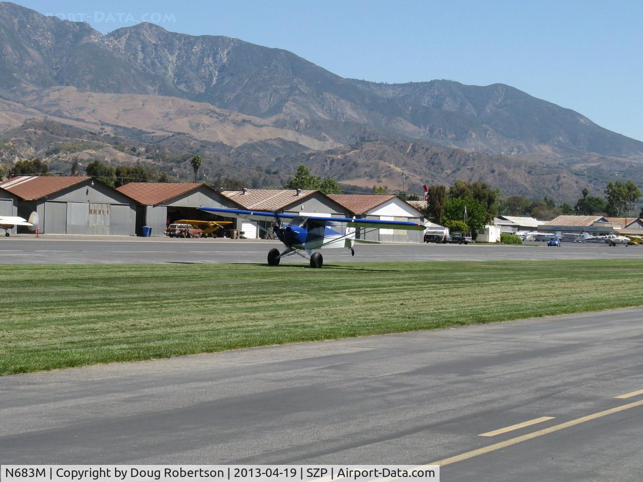 N683M, 2012 Cub Crafters CC11-160 Carbon Cub SS C/N CC11-00239, 2012 CubCrafters CC11-160 CARBON CUB LSA, Lycoming O-360-based CC340 with O-320 cylinders rated 180 Hp for 5 minutes, 80 Hp cruise, STOL landing touch & go Rwy 22L grass