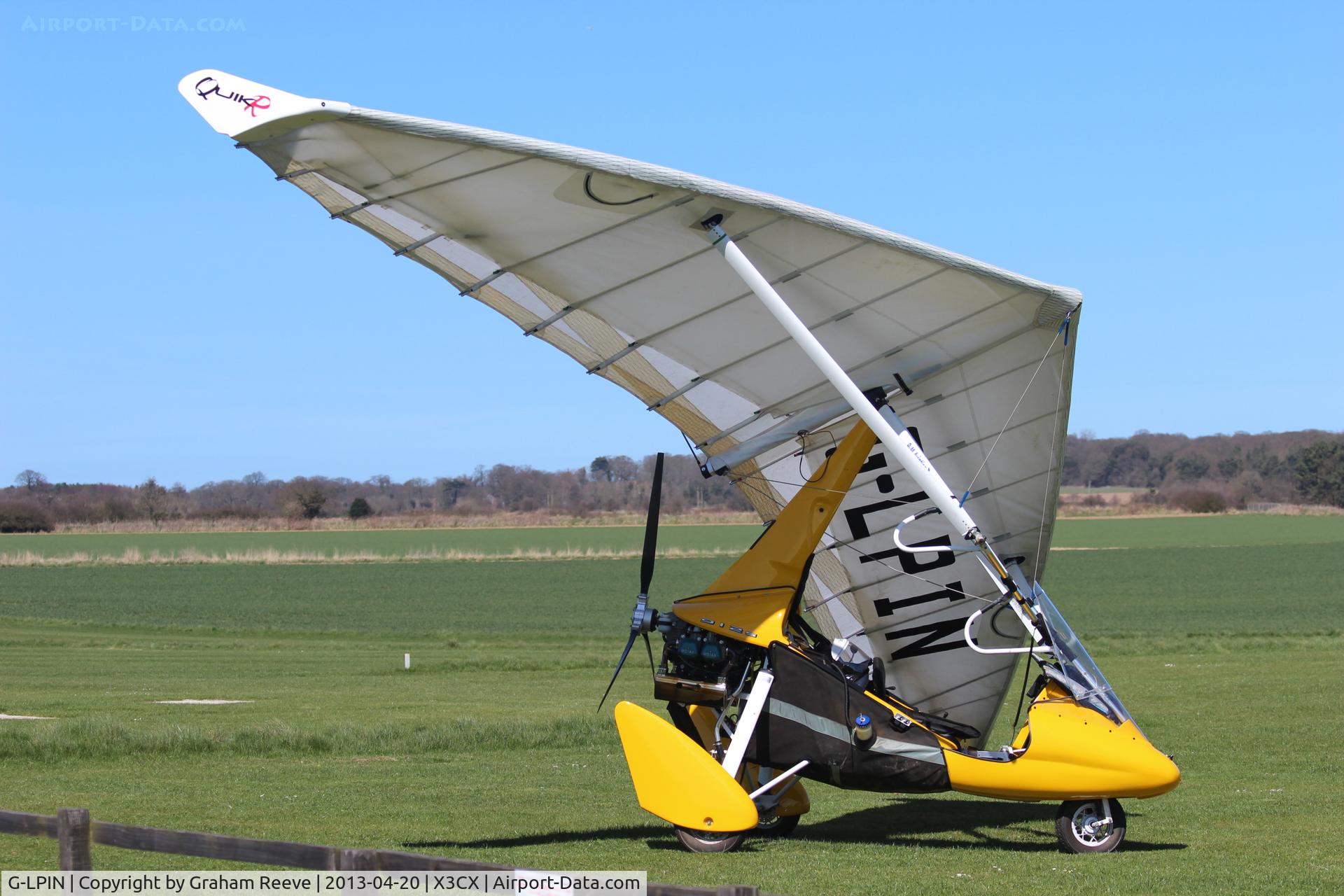 G-LPIN, 2009 P&M Aviation QuikR C/N 8424, Parked at Northrepps.
