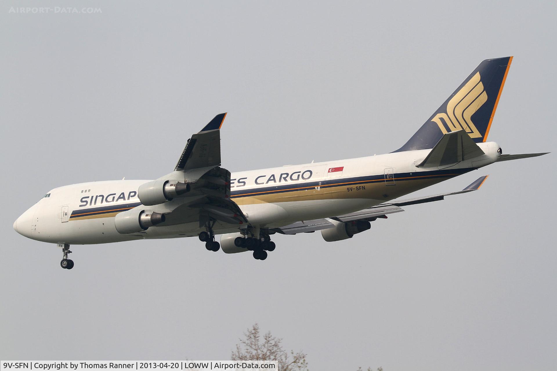 9V-SFN, 2004 Boeing 747-412F/SCD C/N 32899, Singapore Airlines Cargo Boeing 747