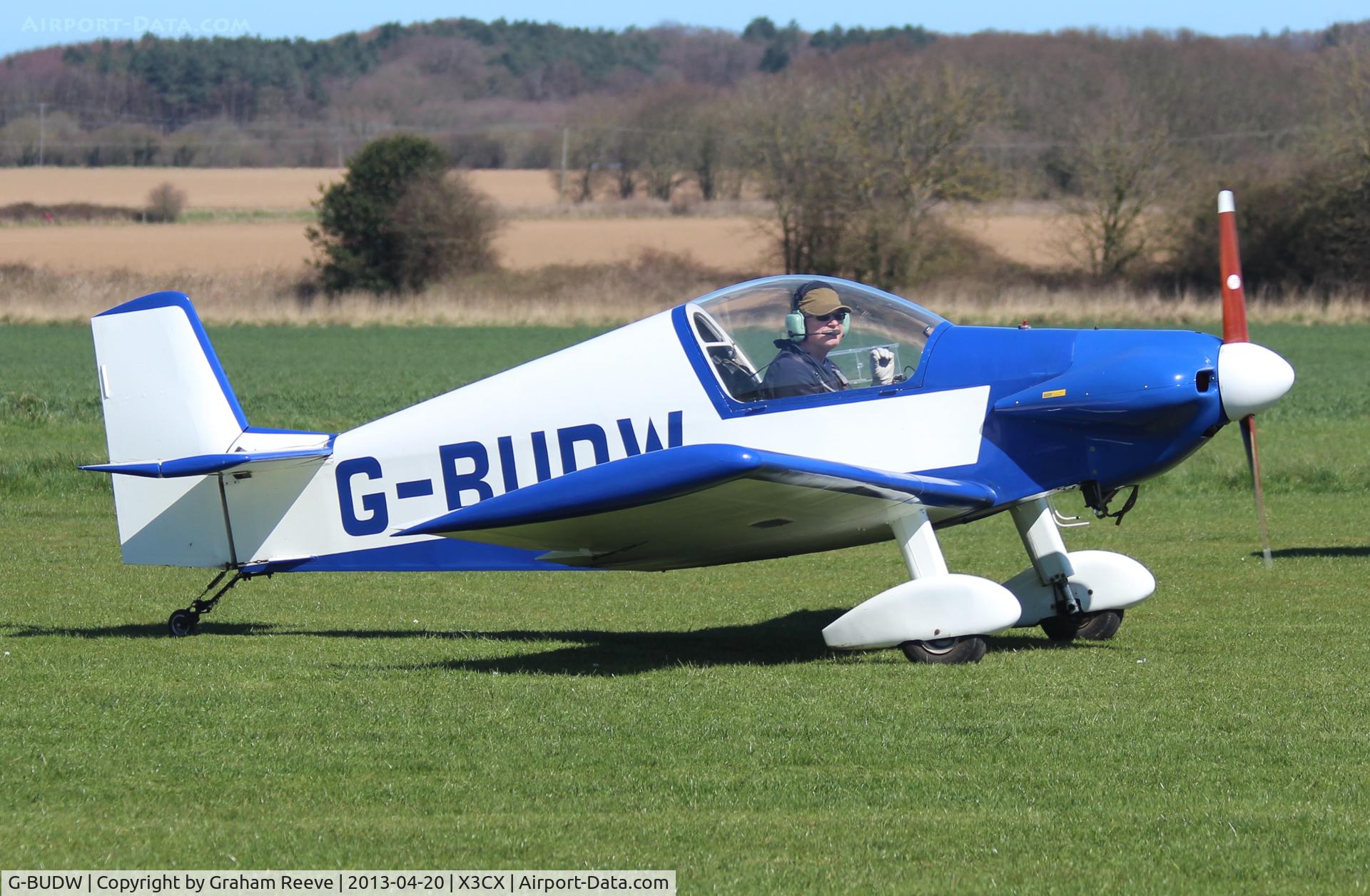 G-BUDW, 1992 Brugger MB-2 Colibri C/N PFA 043-10644, Just landed.