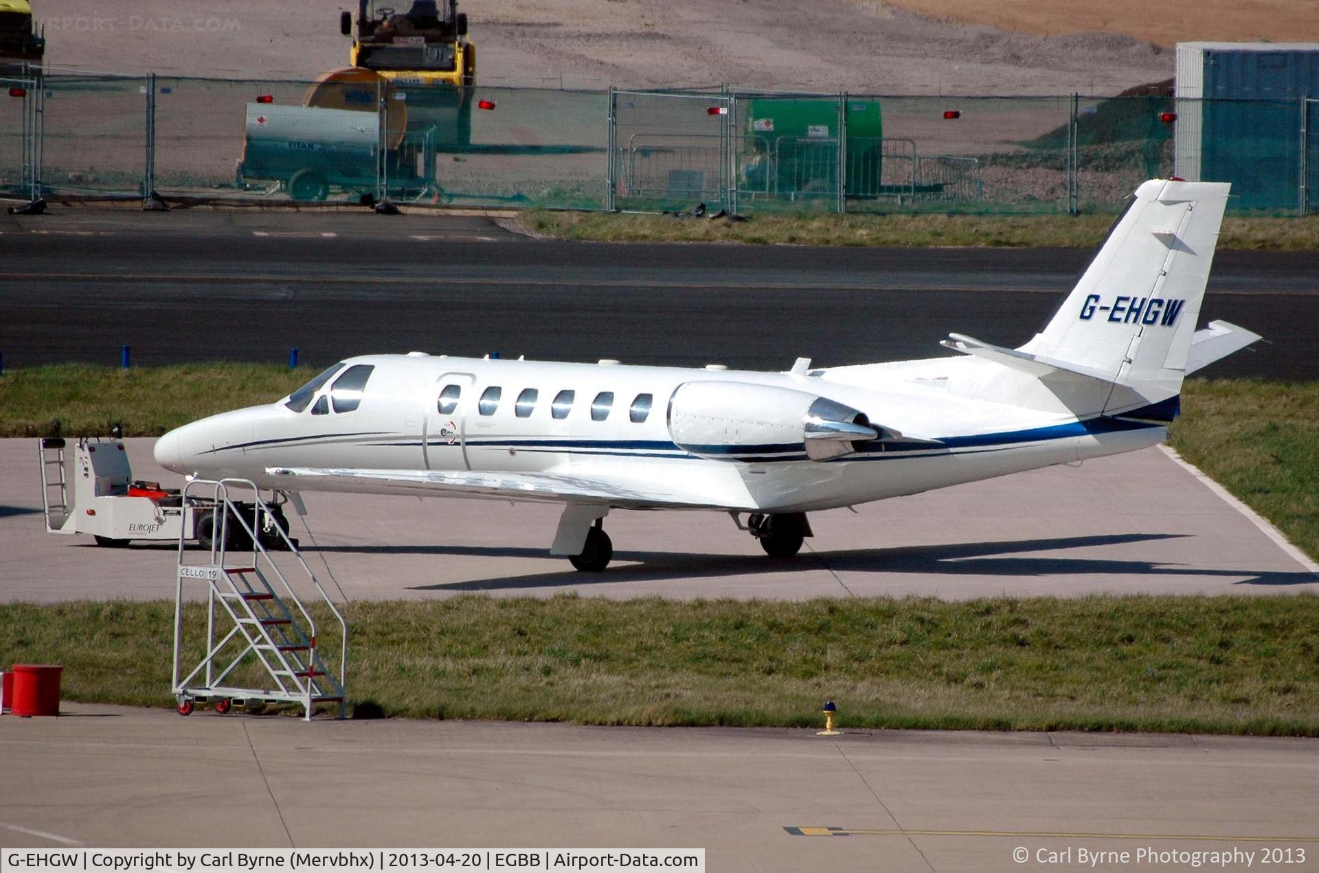 G-EHGW, 2001 Cessna 550 Citation Bravo C/N 550-0985, Taken from the Elmdon Multi-Storey car park.