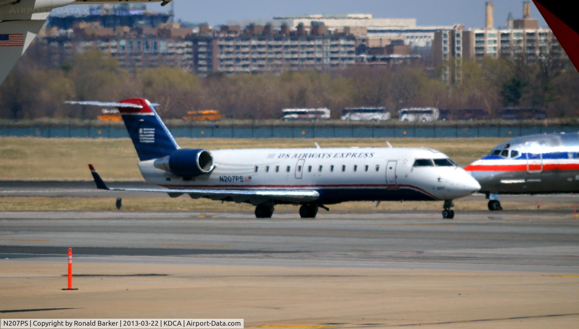 N207PS, 2003 Bombardier CRJ-200ER (CL-600-2B19) C/N 7873, Taxi DCA