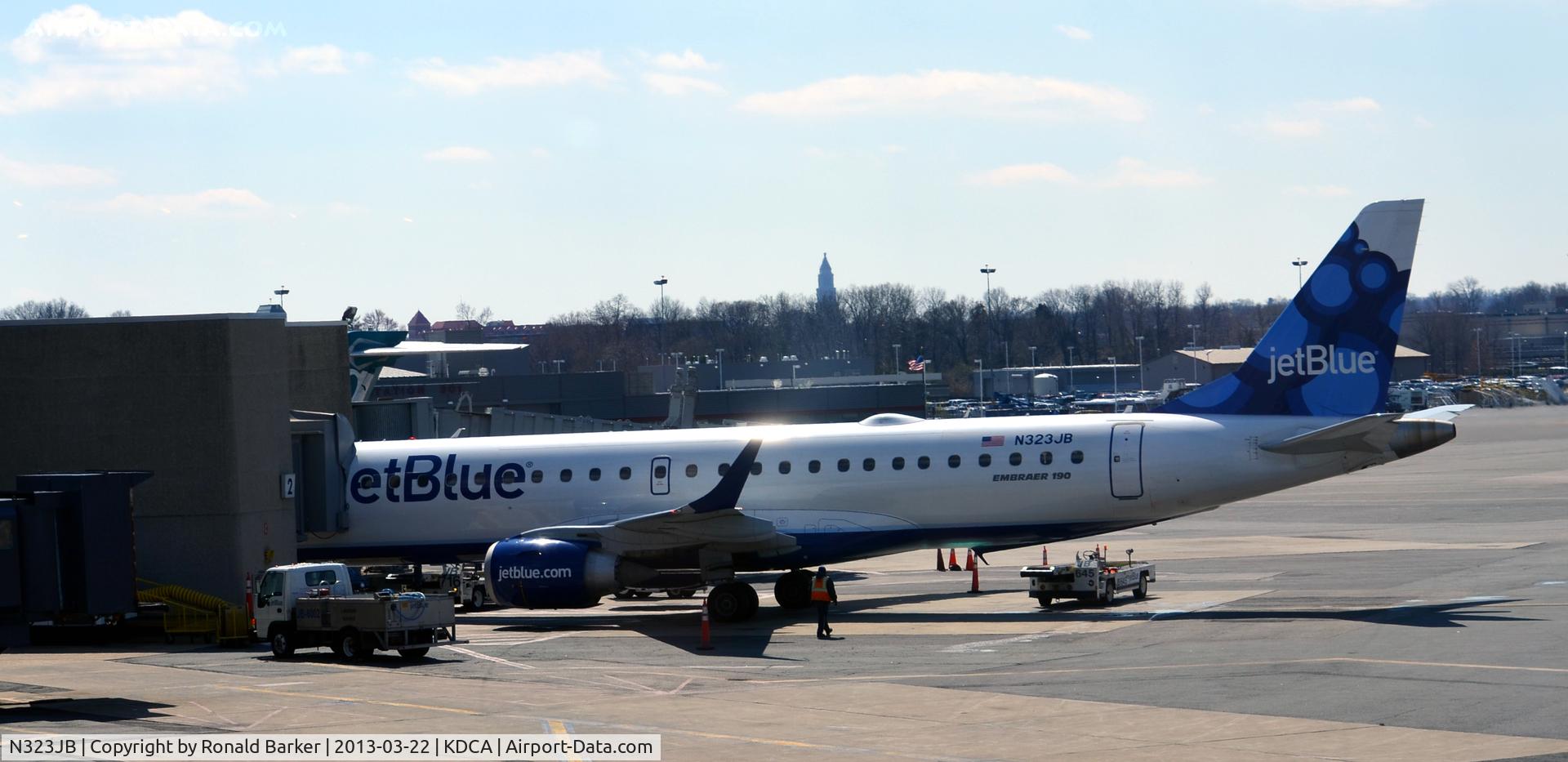 N323JB, Embraer ERJ-190-100 IGW 190AR C/N 19000384, DCA, VA