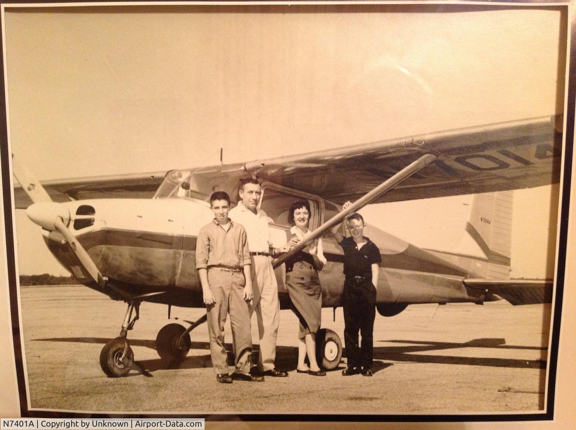 N7401A, 1956 Cessna 172 C/N 29501, Family member owned this aircraft
