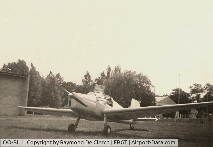 OO-BLJ, 1947 Bucker Bu-181 Bestmann C/N 14, Gent 1966