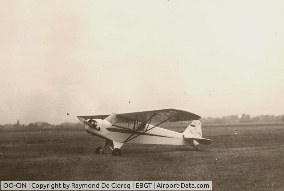 OO-CIN, 1944 Piper L-4H Grasshopper (J3C-65D) C/N 11644, Gent 1966